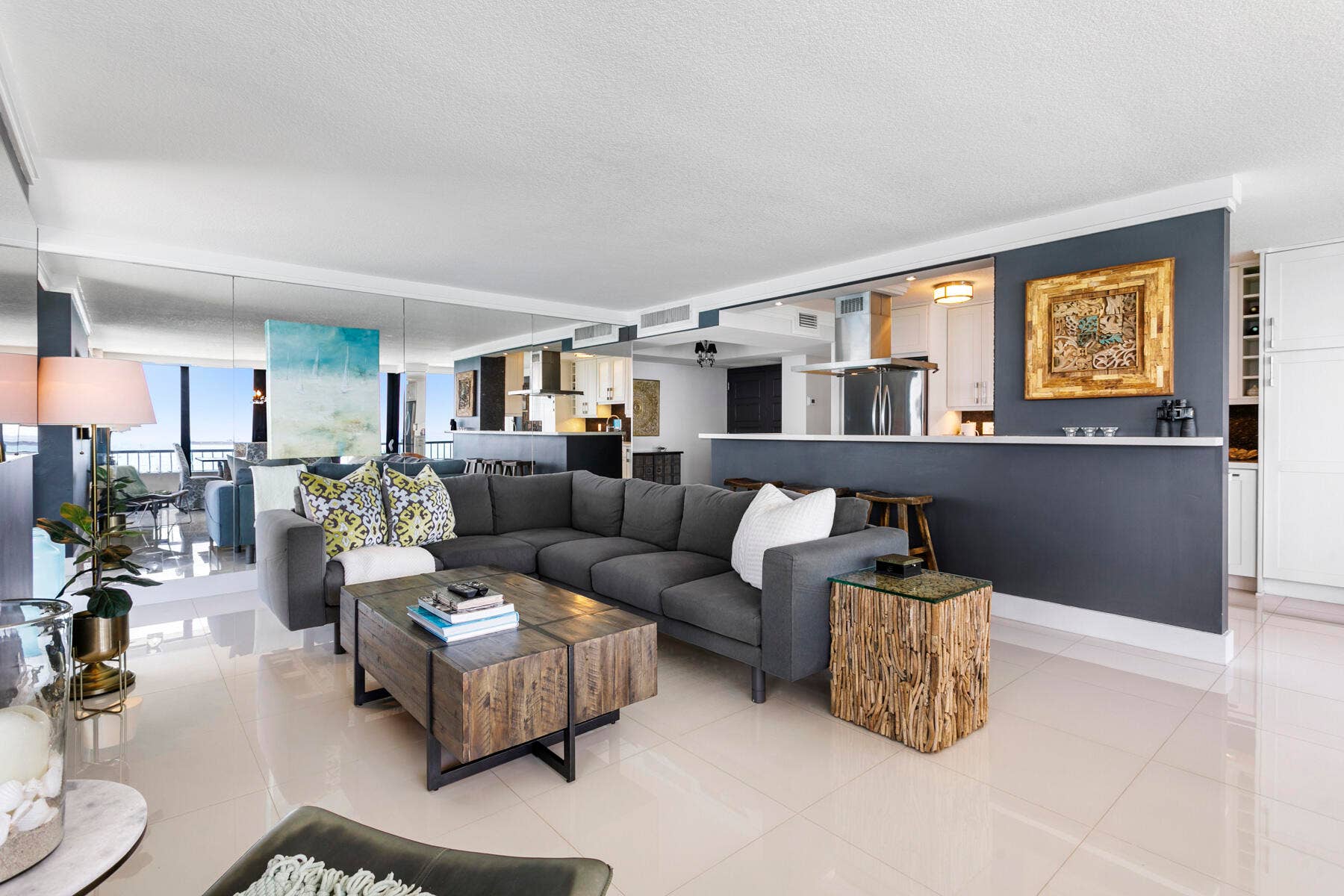 5510 N Ocean Drive, #12a, Singer Island, FL 33404 Living room pic 5