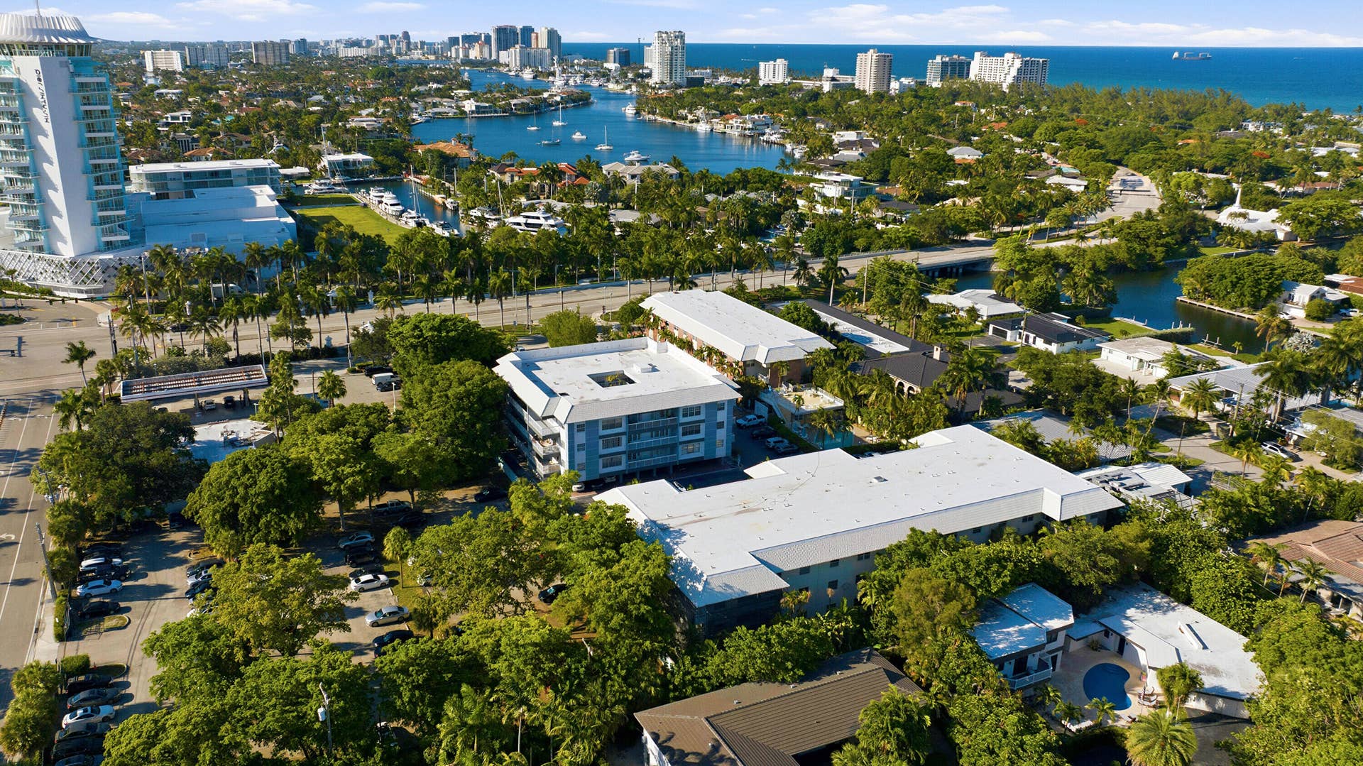 2420 SE 17th Street, #401c, Fort Lauderdale, FL 33316 Aerial view