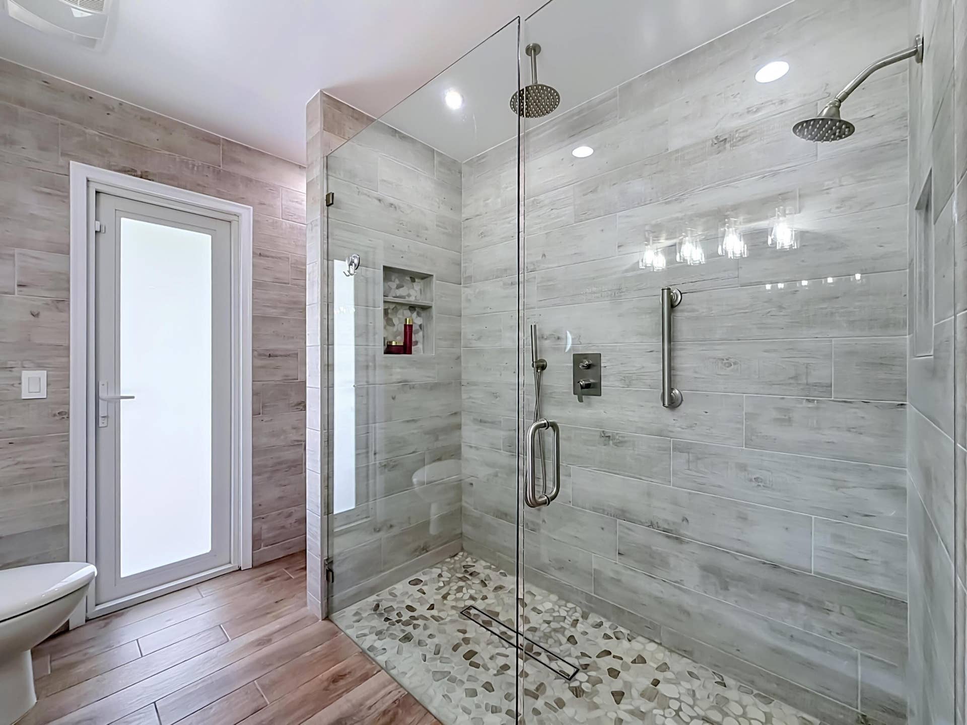 16751 Redwood Way, Weston, FL 33326 Primary remodeled shower for two