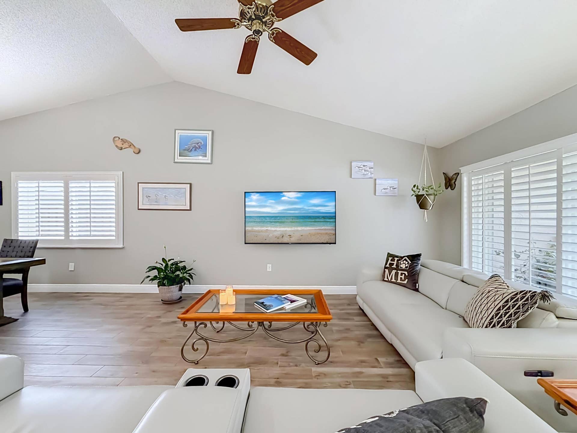 16751 Redwood Way, Weston, FL 33326 Family/Living room, with garden view, Plantation shutters