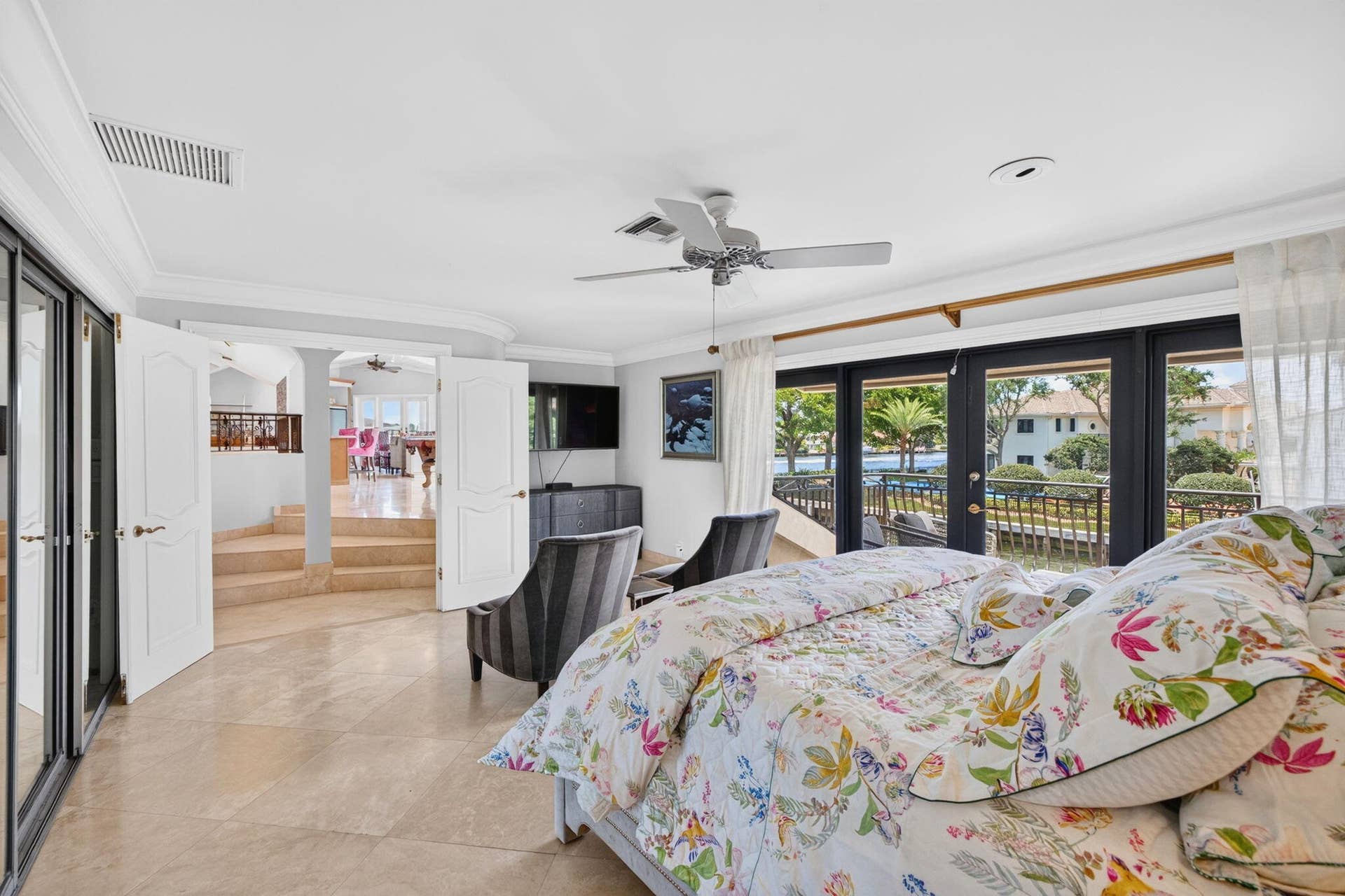 3110 NE 47th Street, Fort Lauderdale, FL 33308 Bedroom with Water Views