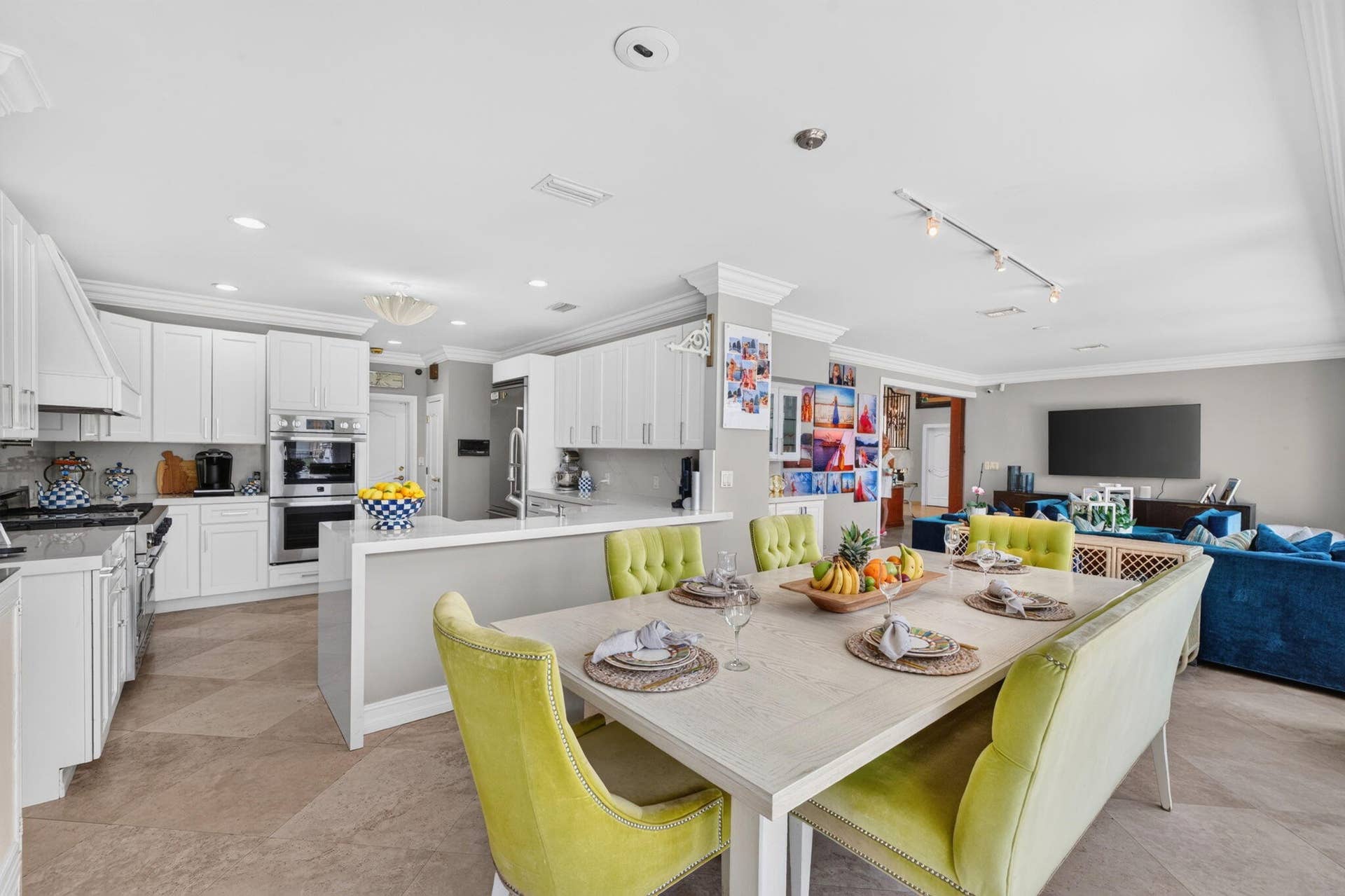 3110 NE 47th Street, Fort Lauderdale, FL 33308 The kitchen opens directly to the family room, creating a connected hub for daily living and casual entertaining.