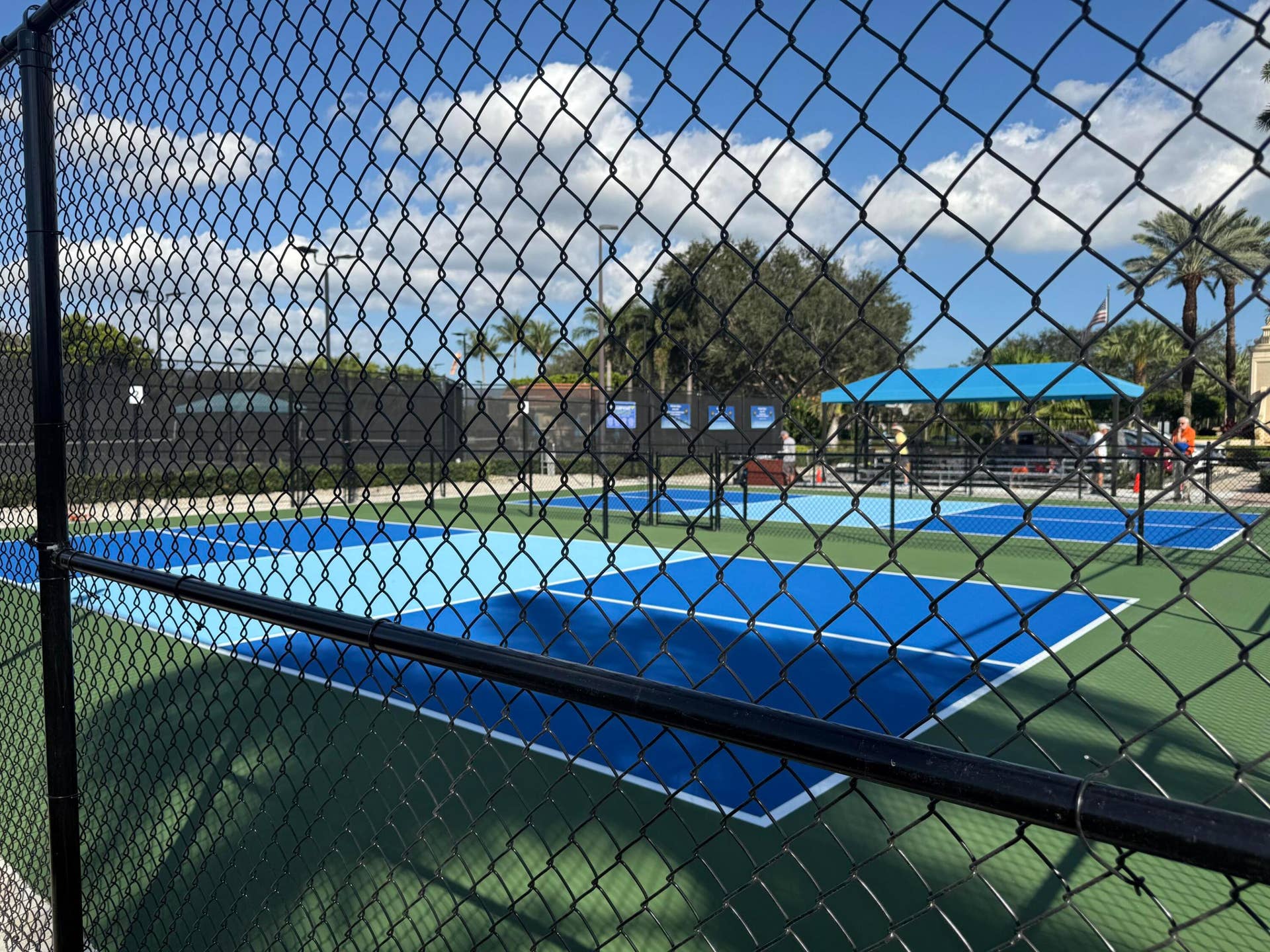 Valencia Palms is a very active pickle ball community