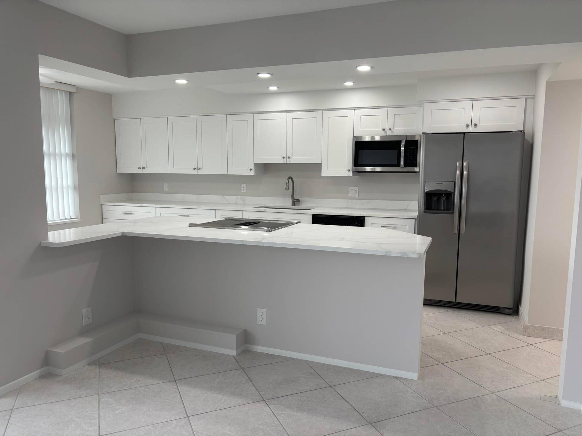 open concept kitchen/dining