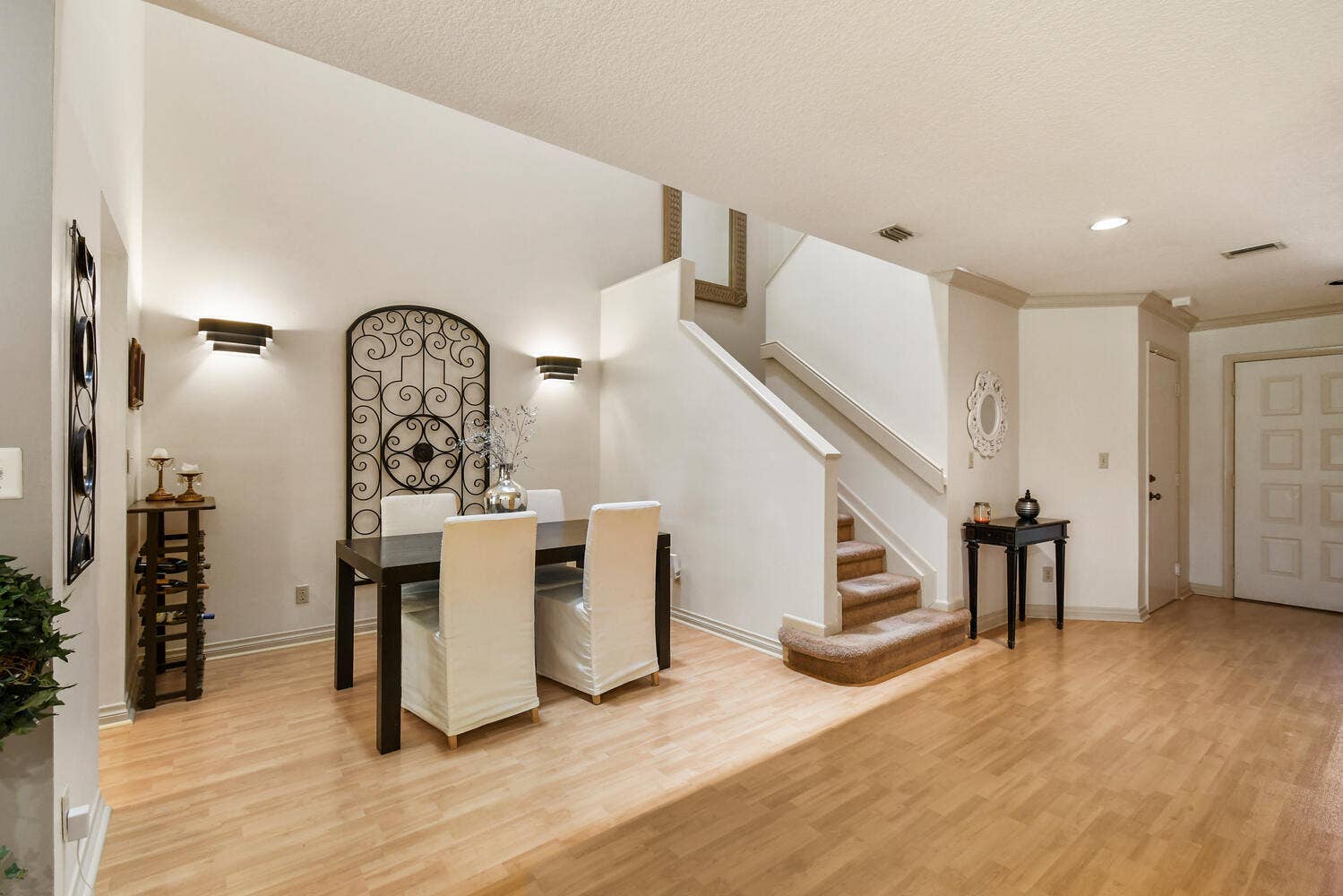 5266 Sapphire Valley, Boca Raton, FL 33486 Elegant formal dining area with soaring ceilings, an open layout, and seamless access to the main living spaces, creating the perfect setting for everyday living and entertaining.