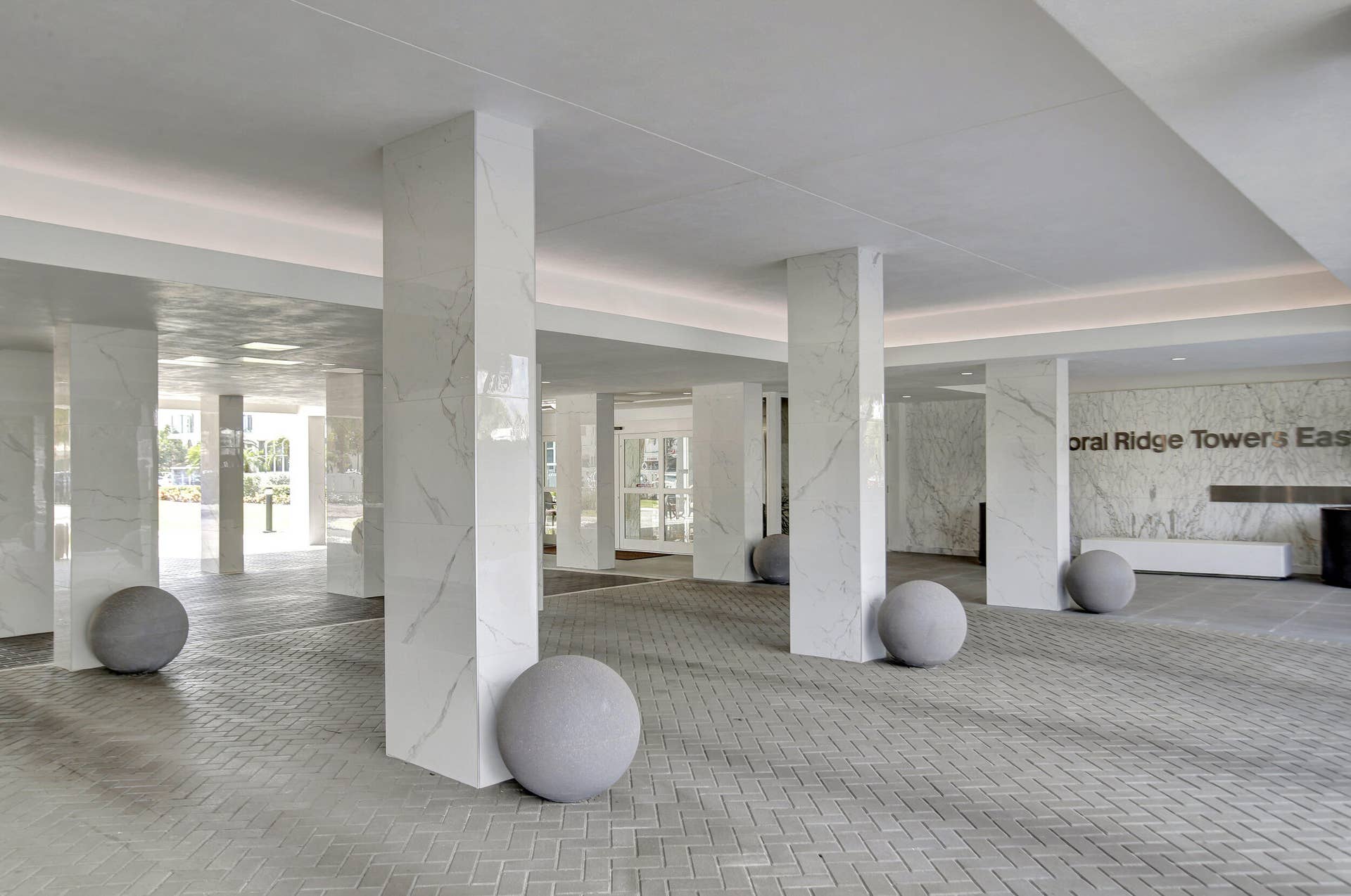 Porte cochere lighting