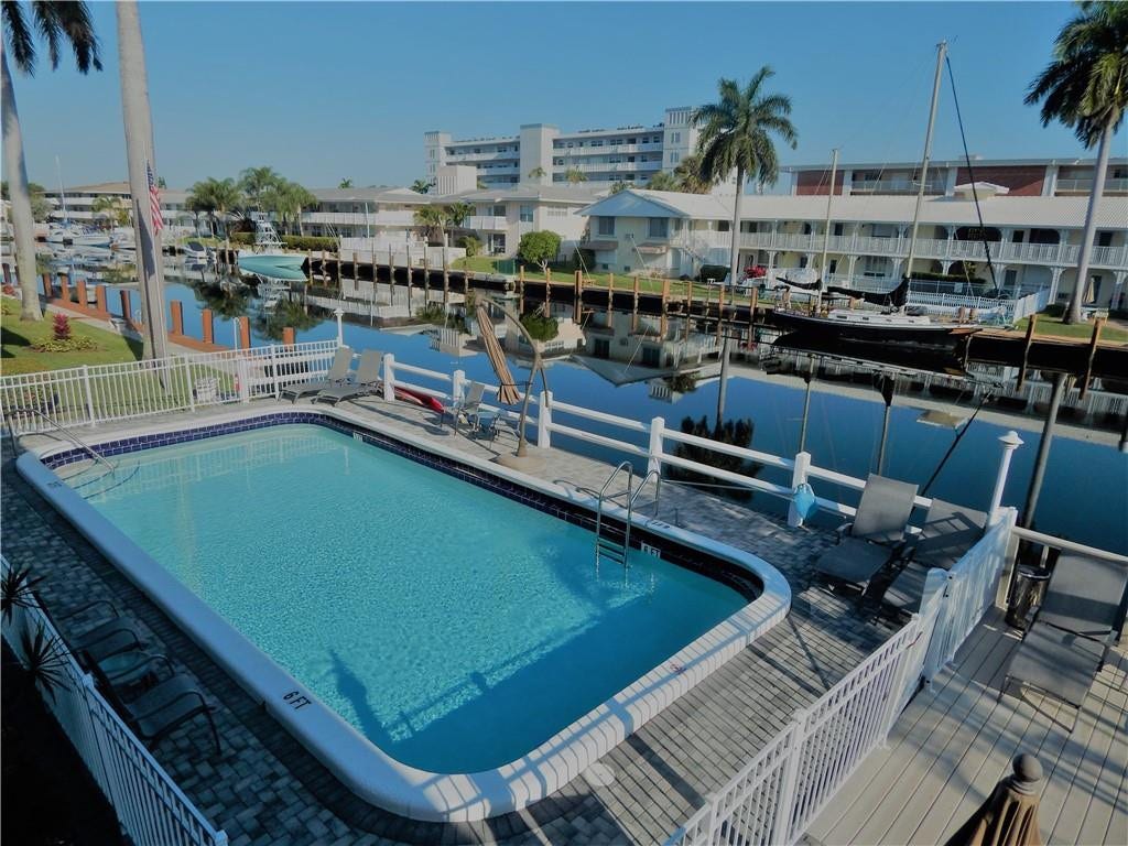 2841 NE 32nd Street, #29, Fort Lauderdale, Fort Lauderdale, FL 33306 Water and pool view from the unit