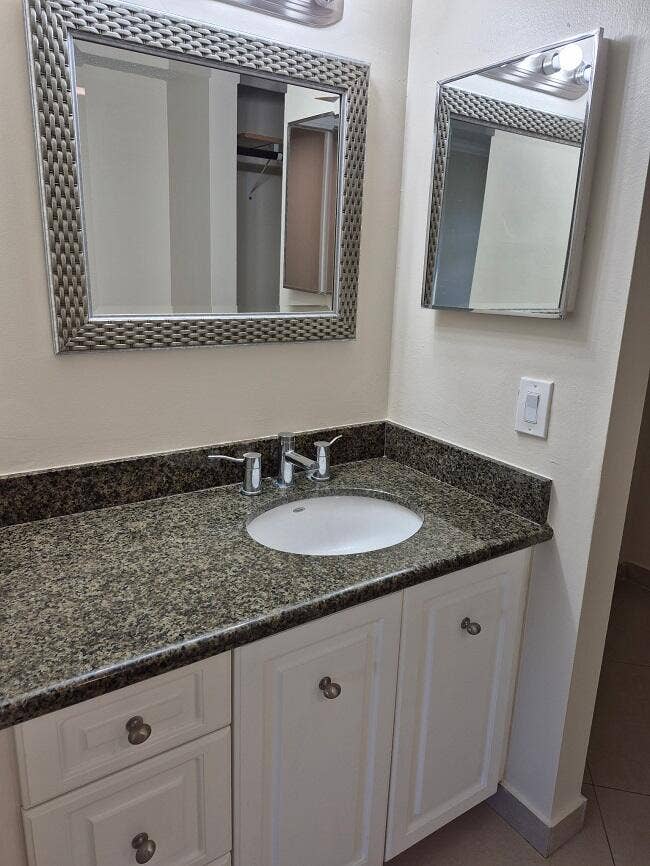2823 N Course Drive, #205, Pompano Beach, Pompano Beach, FL 33069 Master Bathroom Vanity