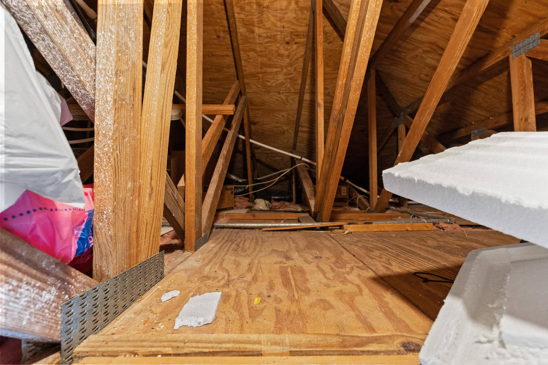13452 NW 5th Court, Plantation, FL 33325 Attic has lighting and flooring for EZ storage