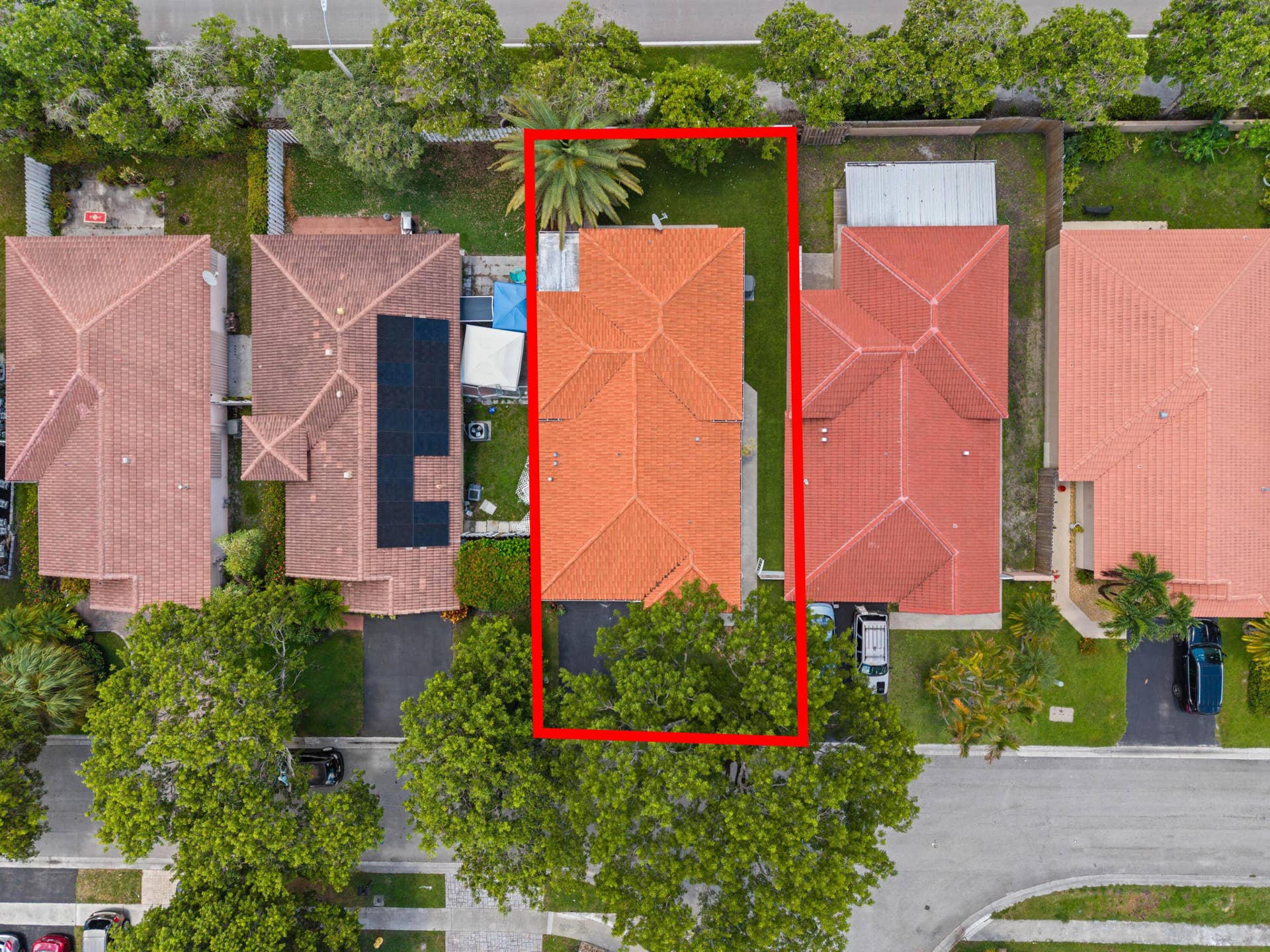 13452 NW 5th Court, Plantation, FL 33325 Arial 2 Roof Prop Lines