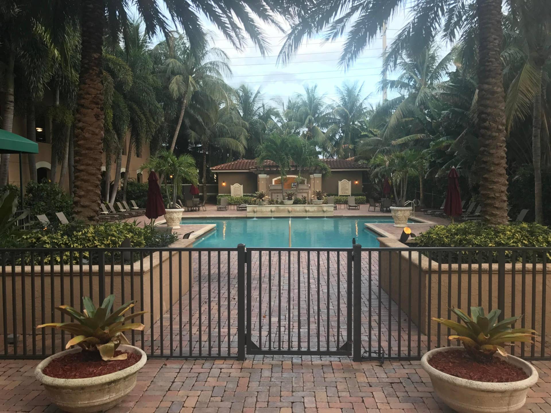 616 Clearwater Park Road, #1207, West Palm Beach, FL 33401 GARGEN POOL ENTRANCE