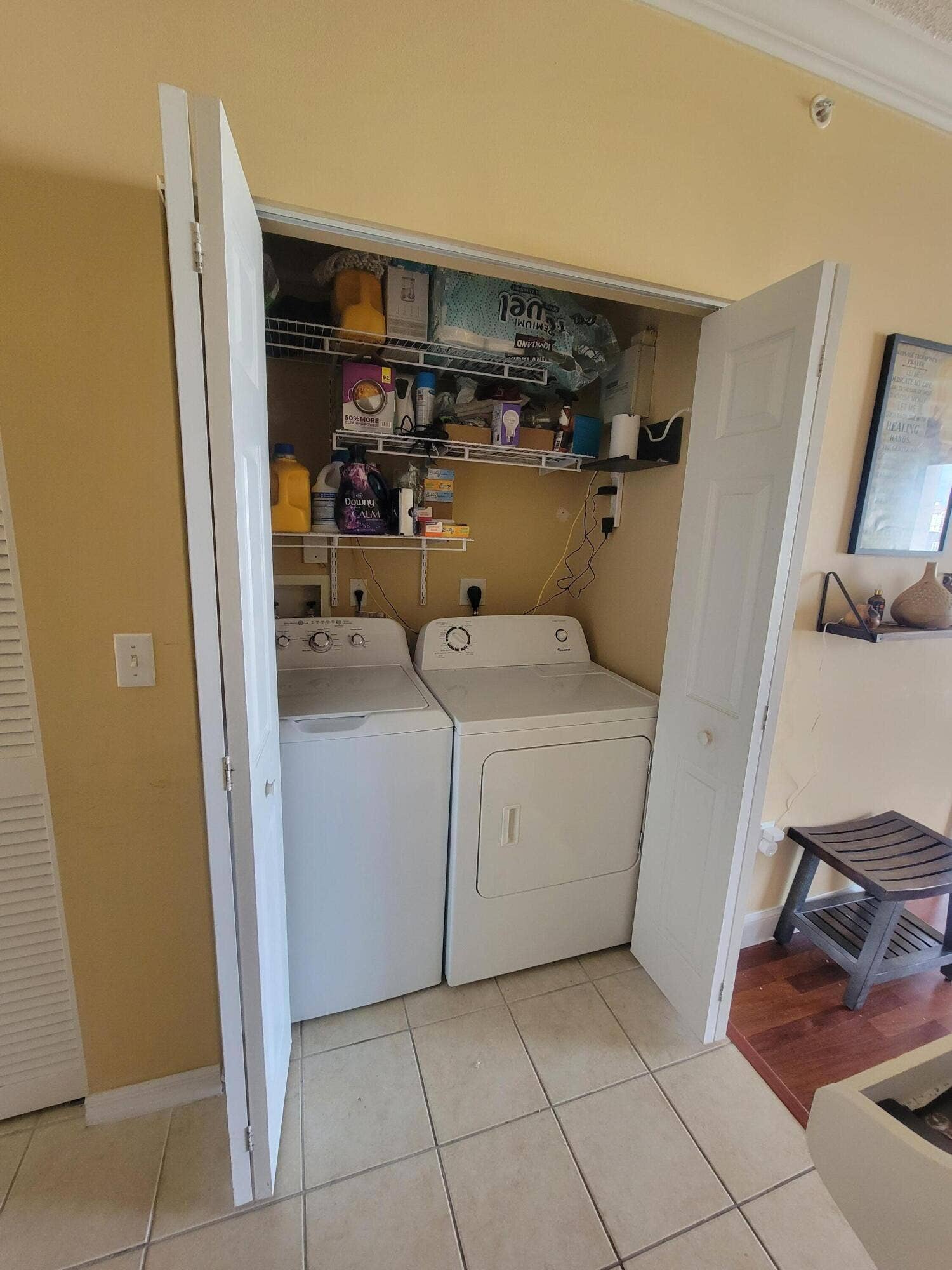 616 Clearwater Park Road, #1207, West Palm Beach, FL 33401 LAUNDRY CLOSET