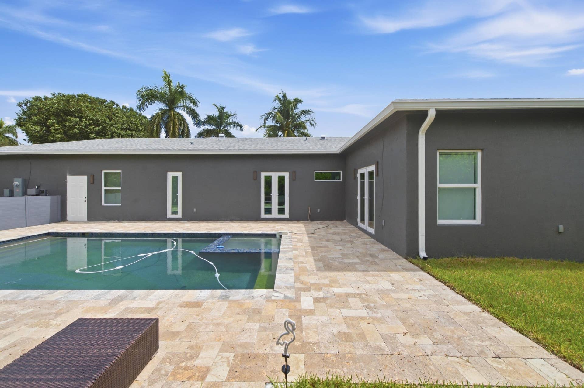 2801 NE 2nd Avenue, Wilton Manors, FL 33334 Salt water heated pool controlled by wifi.