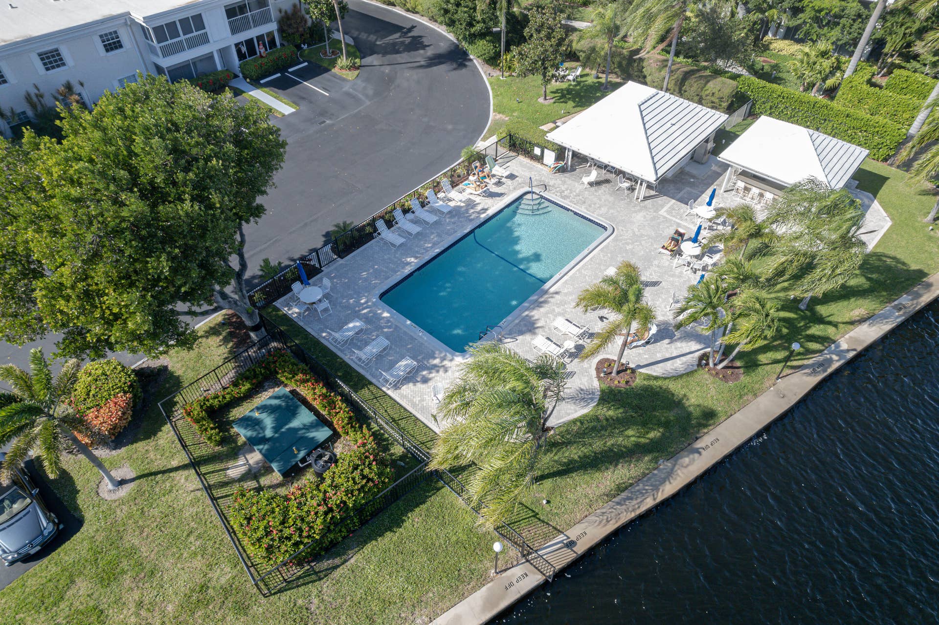 6345 Bay Club Drive, #3, Fort Lauderdale, FL 33308 Aerial Pool on Intercoastal