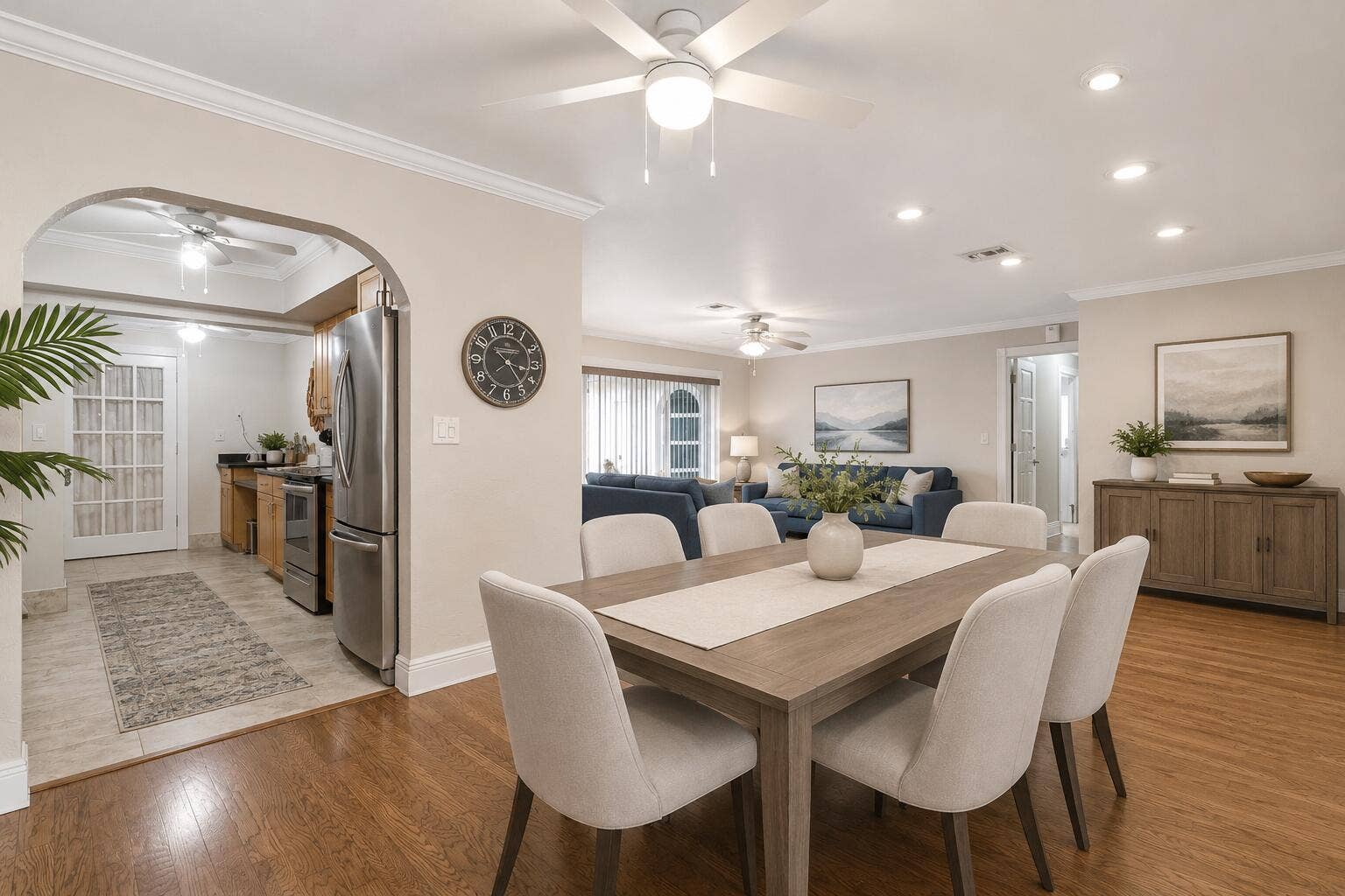 2070 NE 63rd Street, Fort Lauderdale, FL 33308 Virtually Staged Dining Area