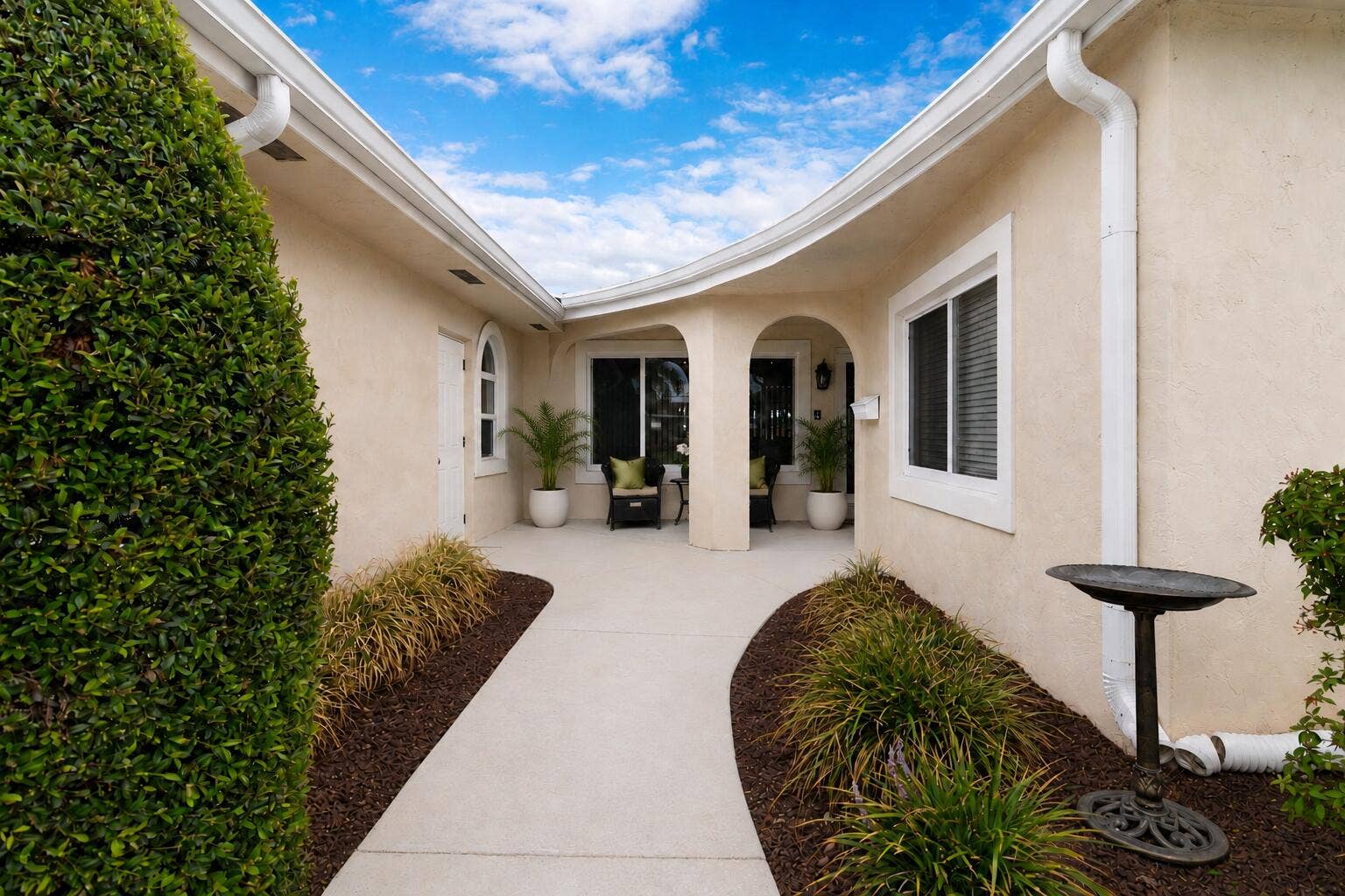 2070 NE 63rd Street, Fort Lauderdale, FL 33308 Virtually Staged Porch