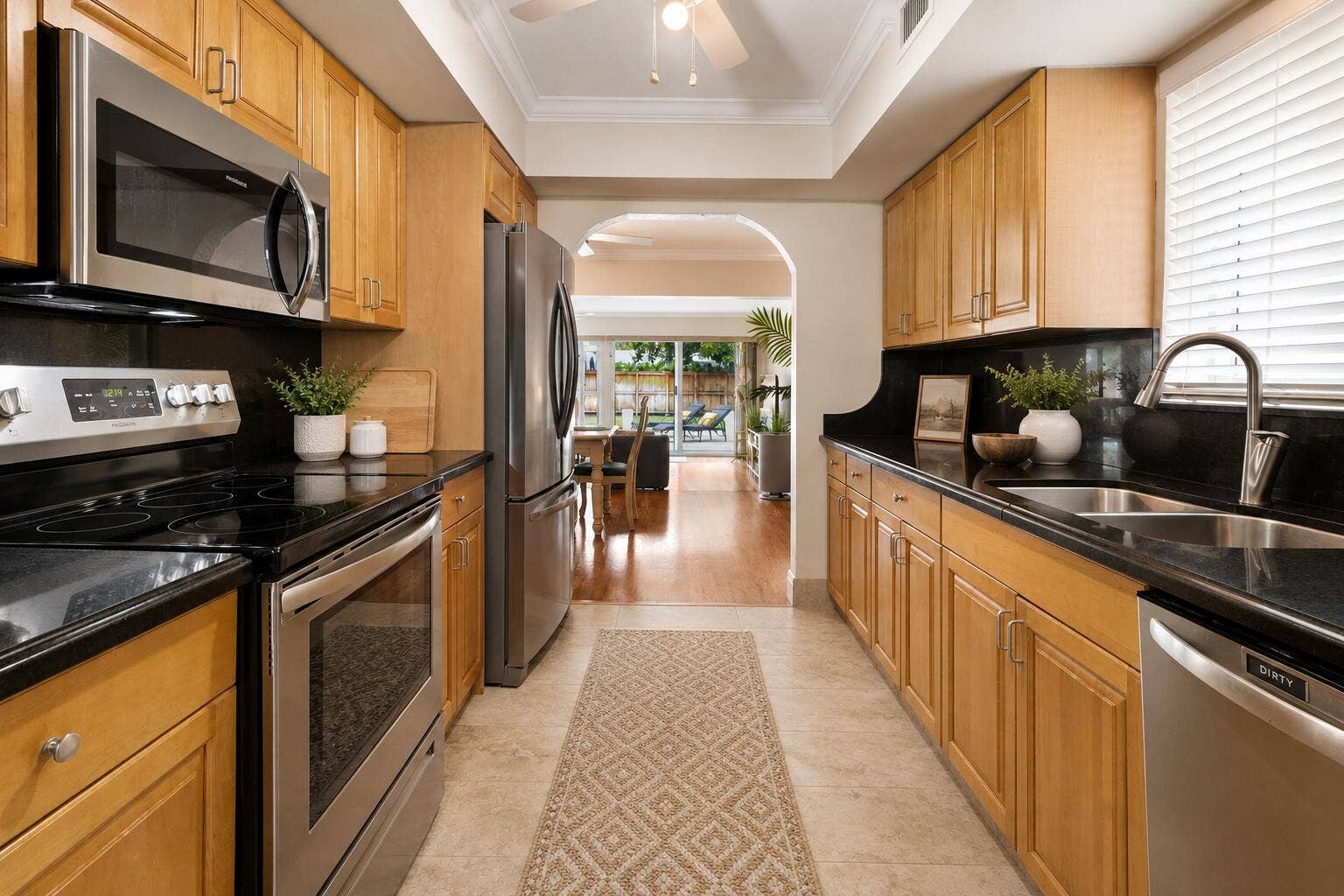 2070 NE 63rd Street, Fort Lauderdale, FL 33308 Virtually Staged Kitchen