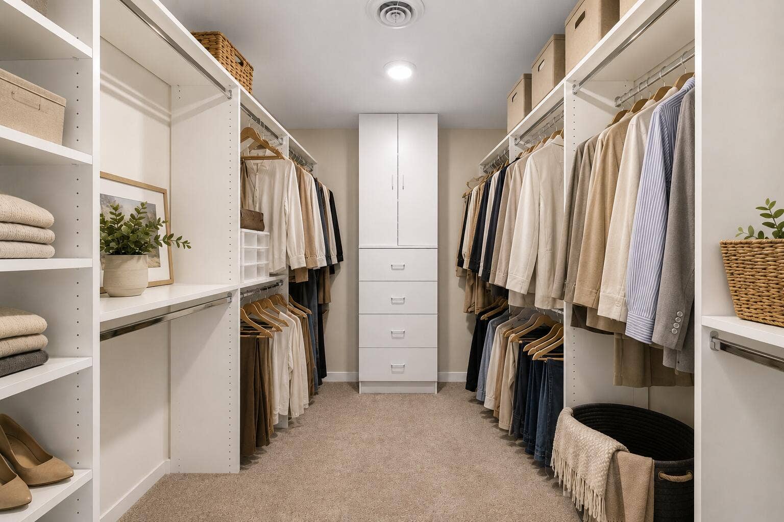 2070 NE 63rd Street, Fort Lauderdale, FL 33308 Virtually Staged Primary Closet