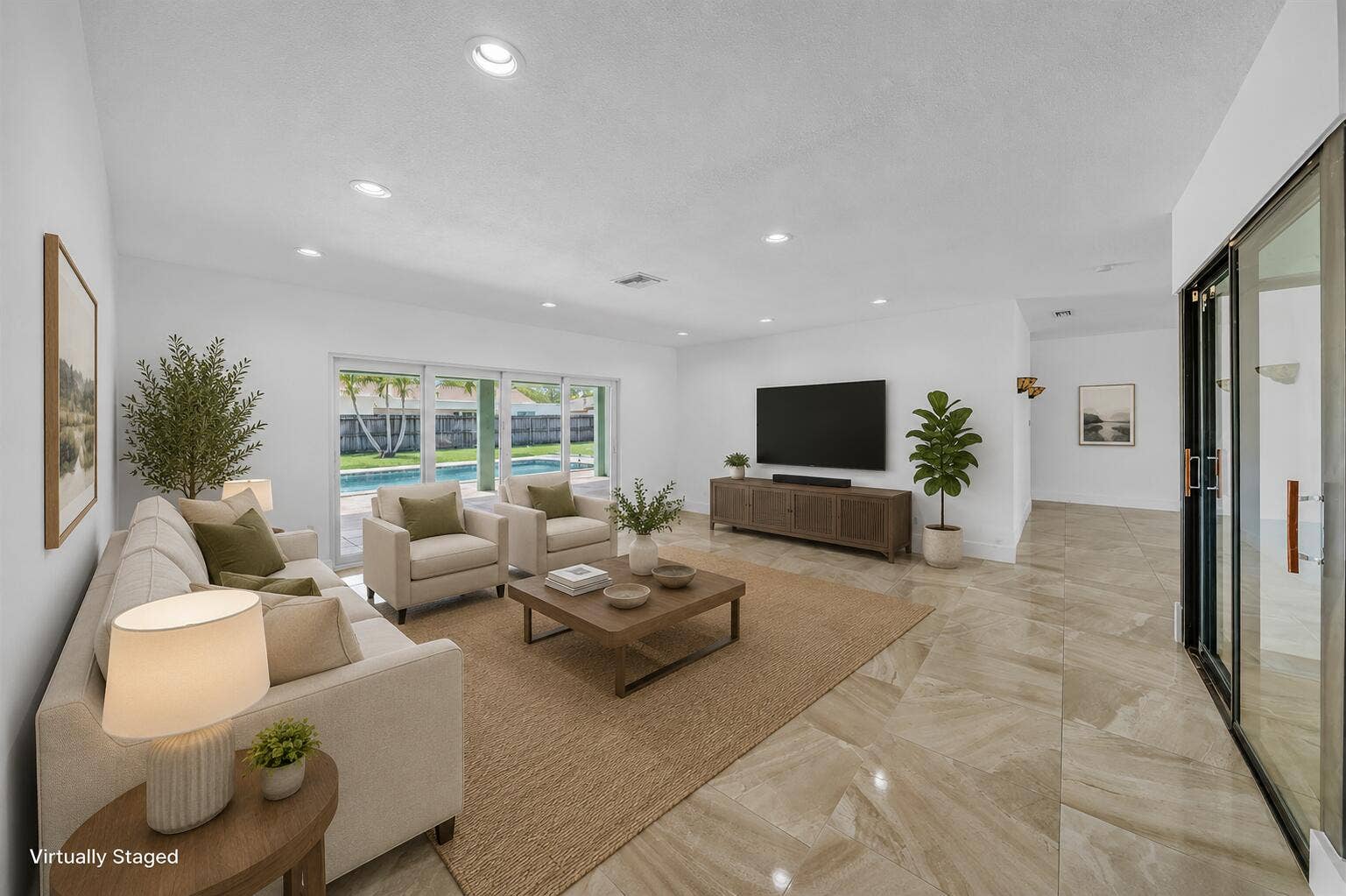 1941 SW 73rd Avenue, Plantation, FL 33317 Martins living room staged