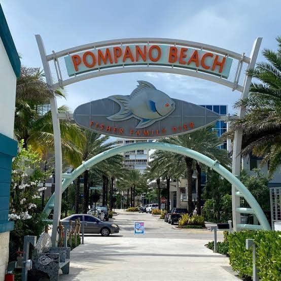 701 SE 5th Court, Pompano Beach, FL 33060 Pompano Beach pier fish sign