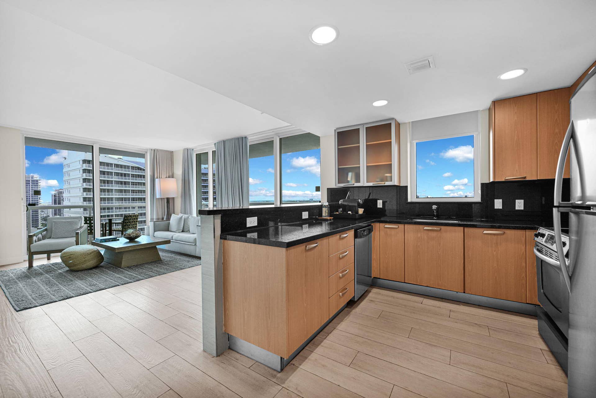 Kitchen Area open floor plan