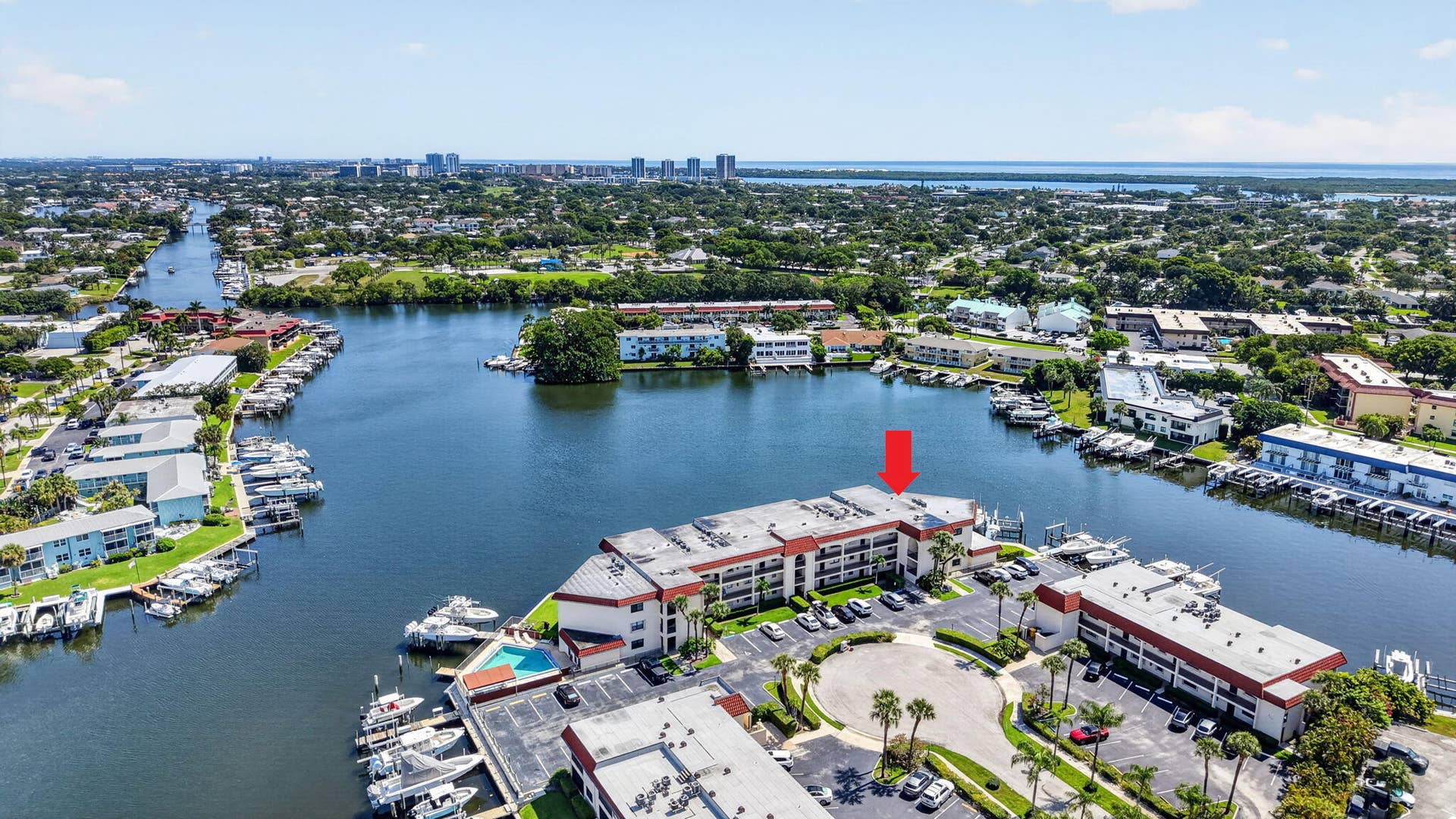 313 Lake Circle, #316, North Palm Beach, FL 33408 Aerial