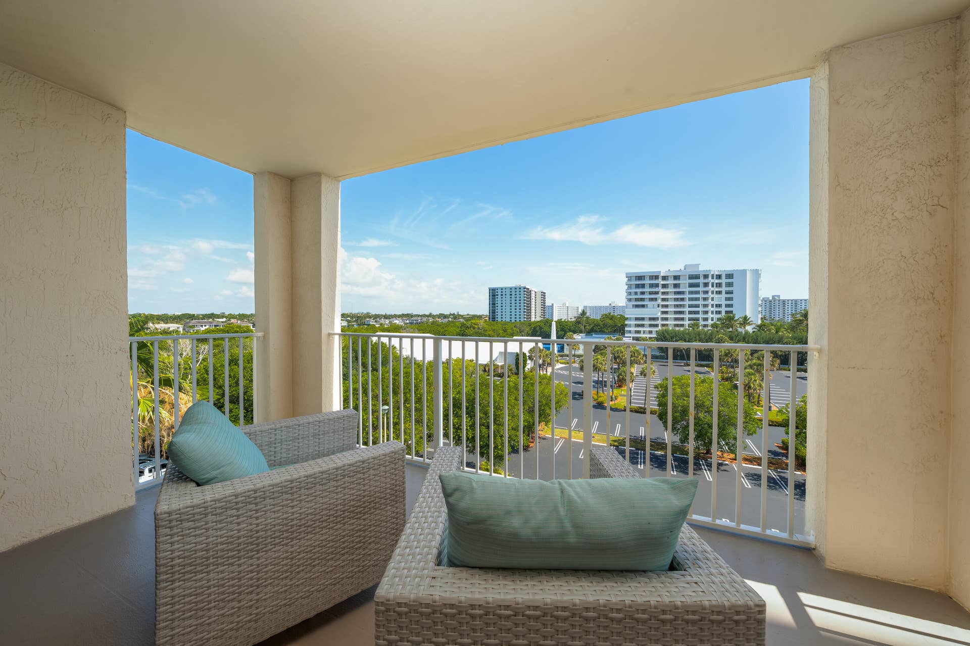 3594 S Ocean Boulevard, #604, Highland Beach, FL 33487 Balcony view to NW