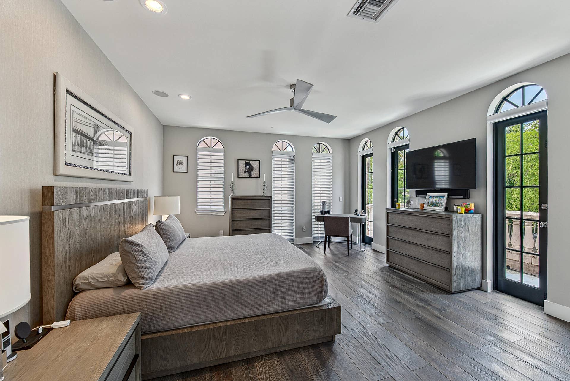 Large Primary Bedroom with Private Balconies!