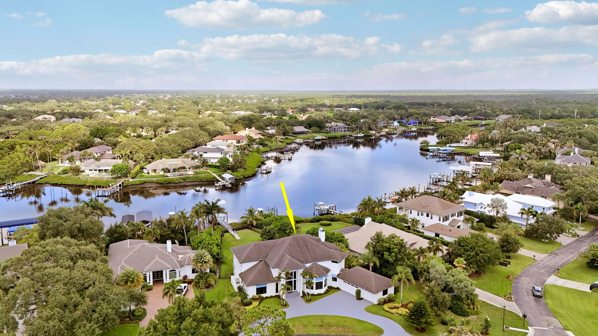 18411 SE Lakeside Drive, Jupiter, FL 33469 Aerial View