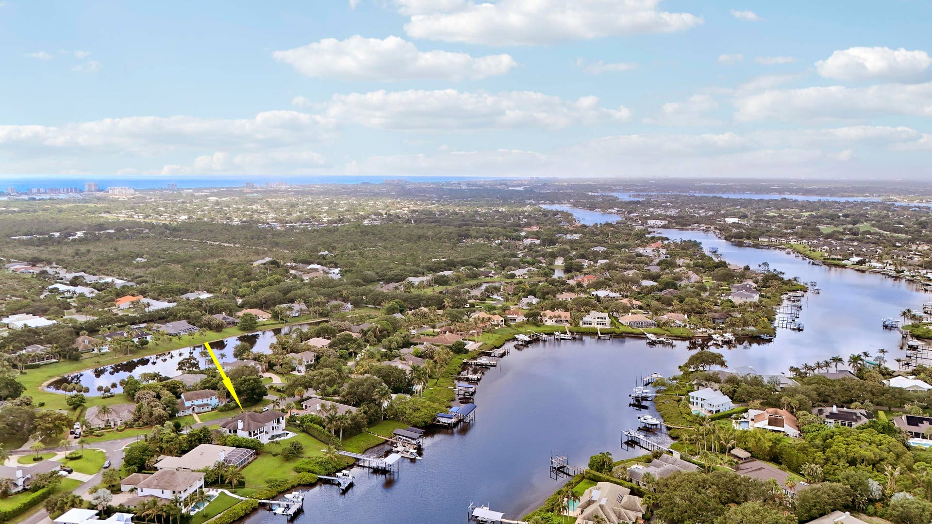18411 SE Lakeside Drive, Jupiter, FL 33469 Aerial View