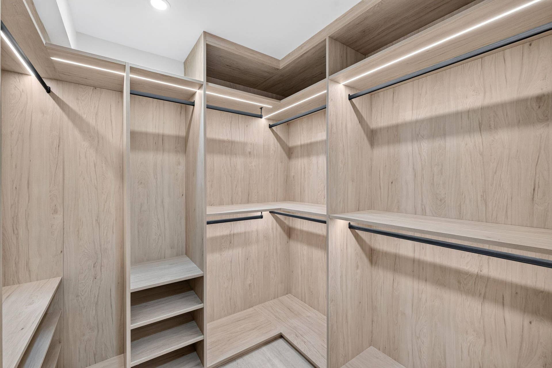 Plenty of storage in closet for 2 people
