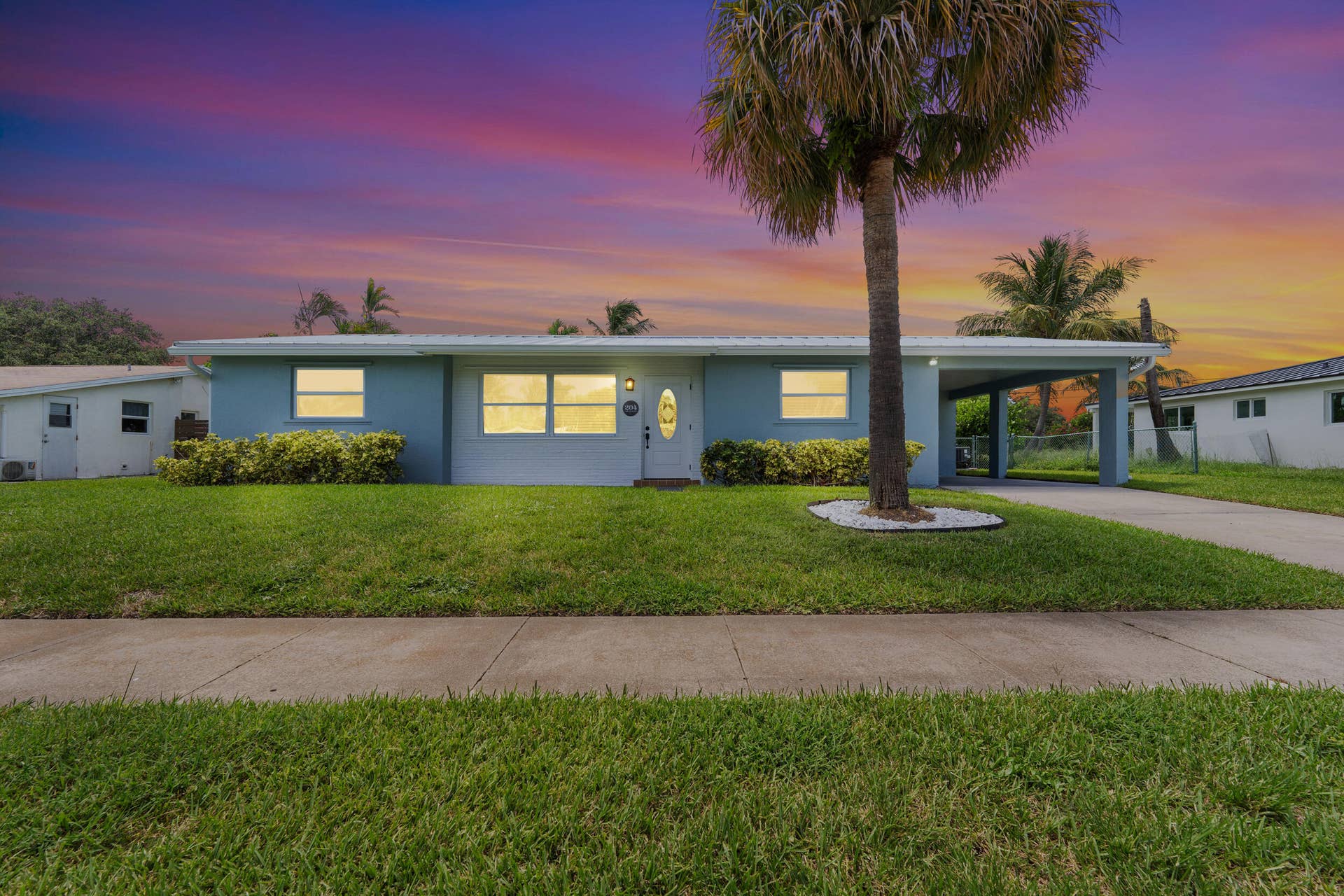 204 Circle E, Jupiter, Jupiter, FL 33458 1_virtual twilight 1