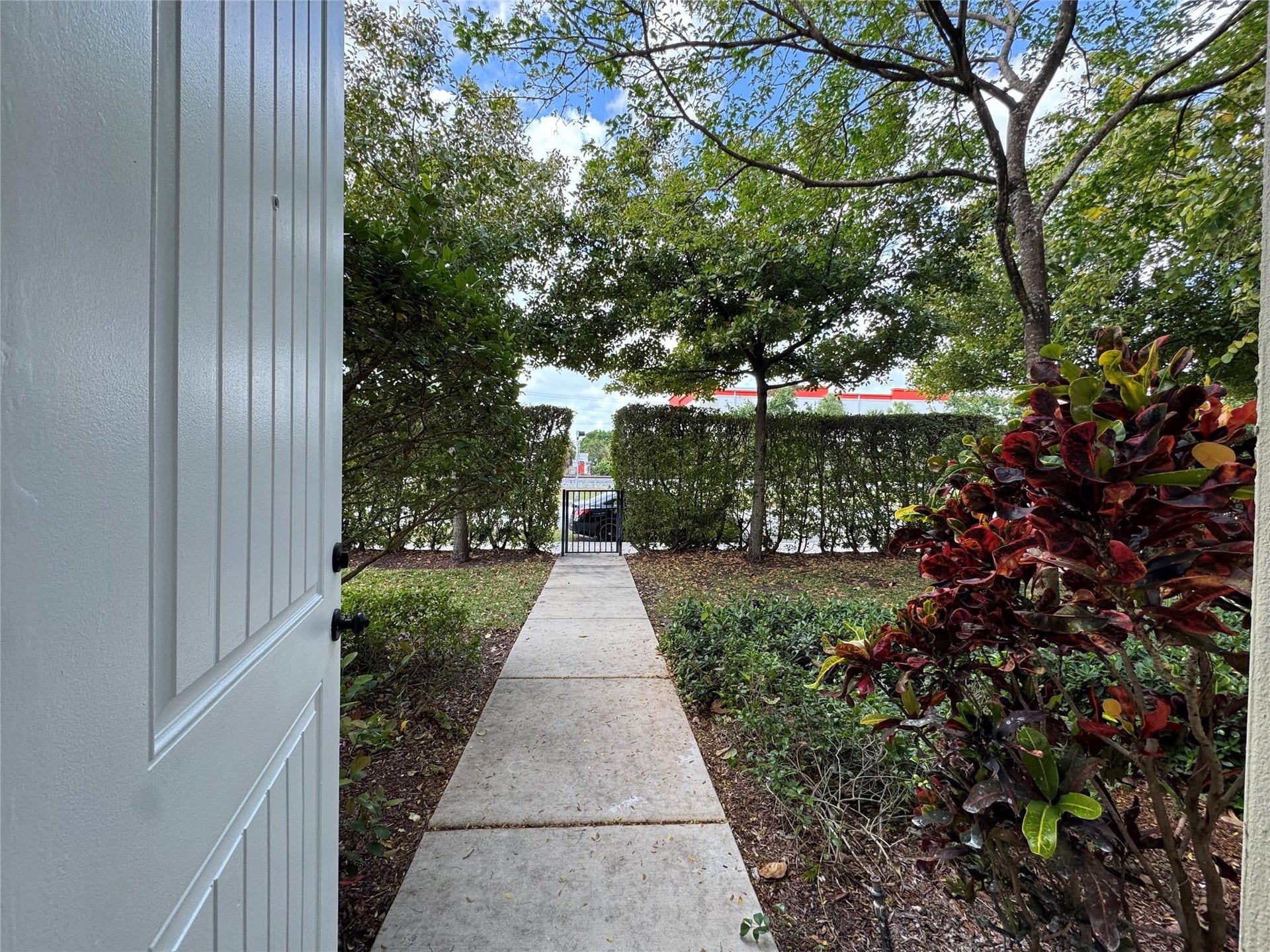 Private Rear entrance from back yard