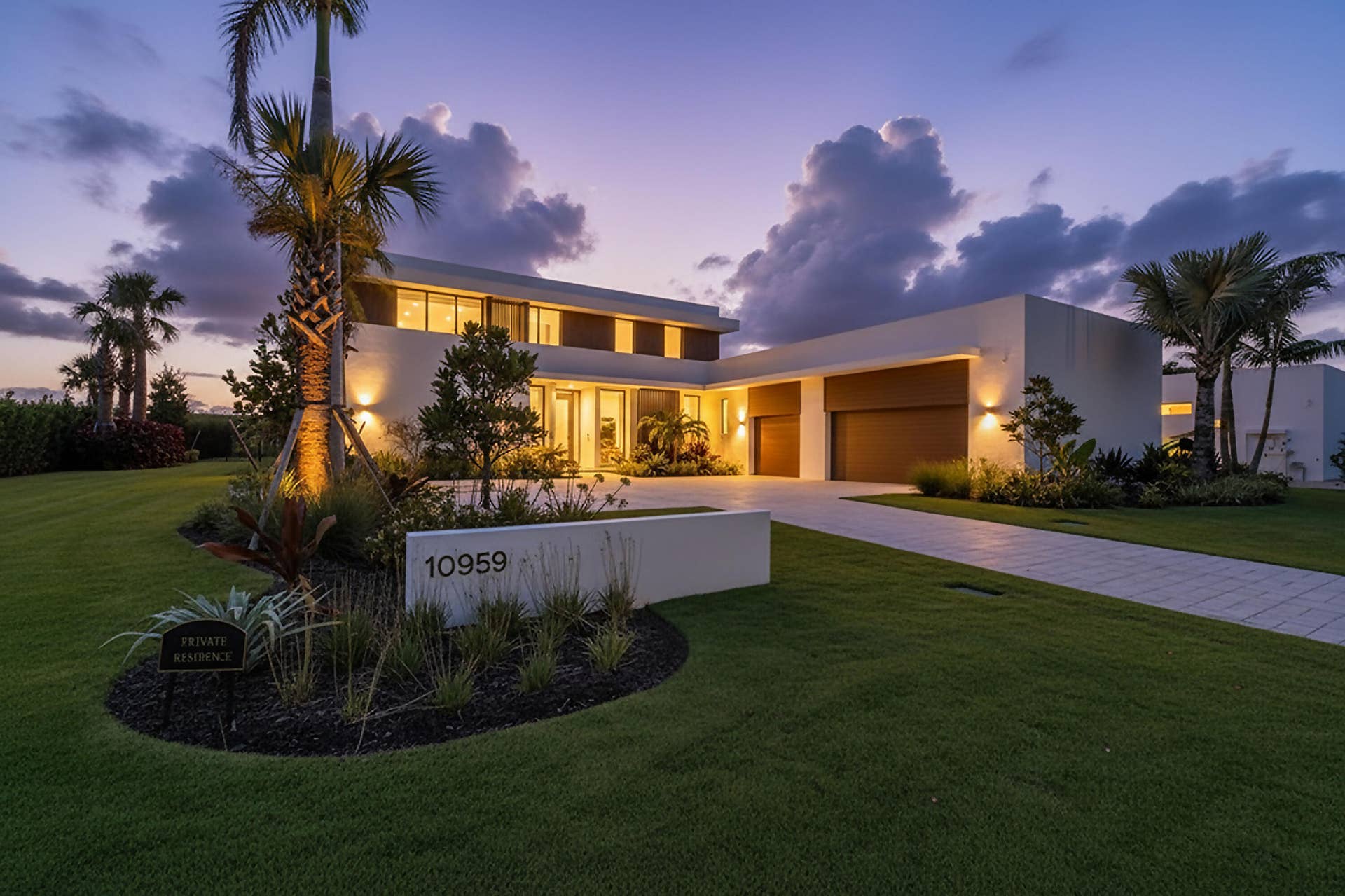 10959 Monte Rosa Drive, Palm Beach Gardens, FL 33412 Twilight