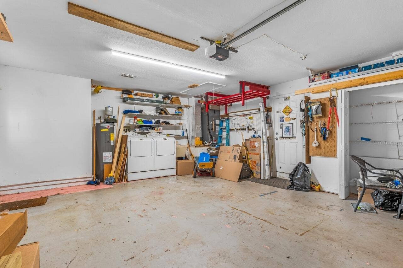 More closet space on other side of 2 car garage