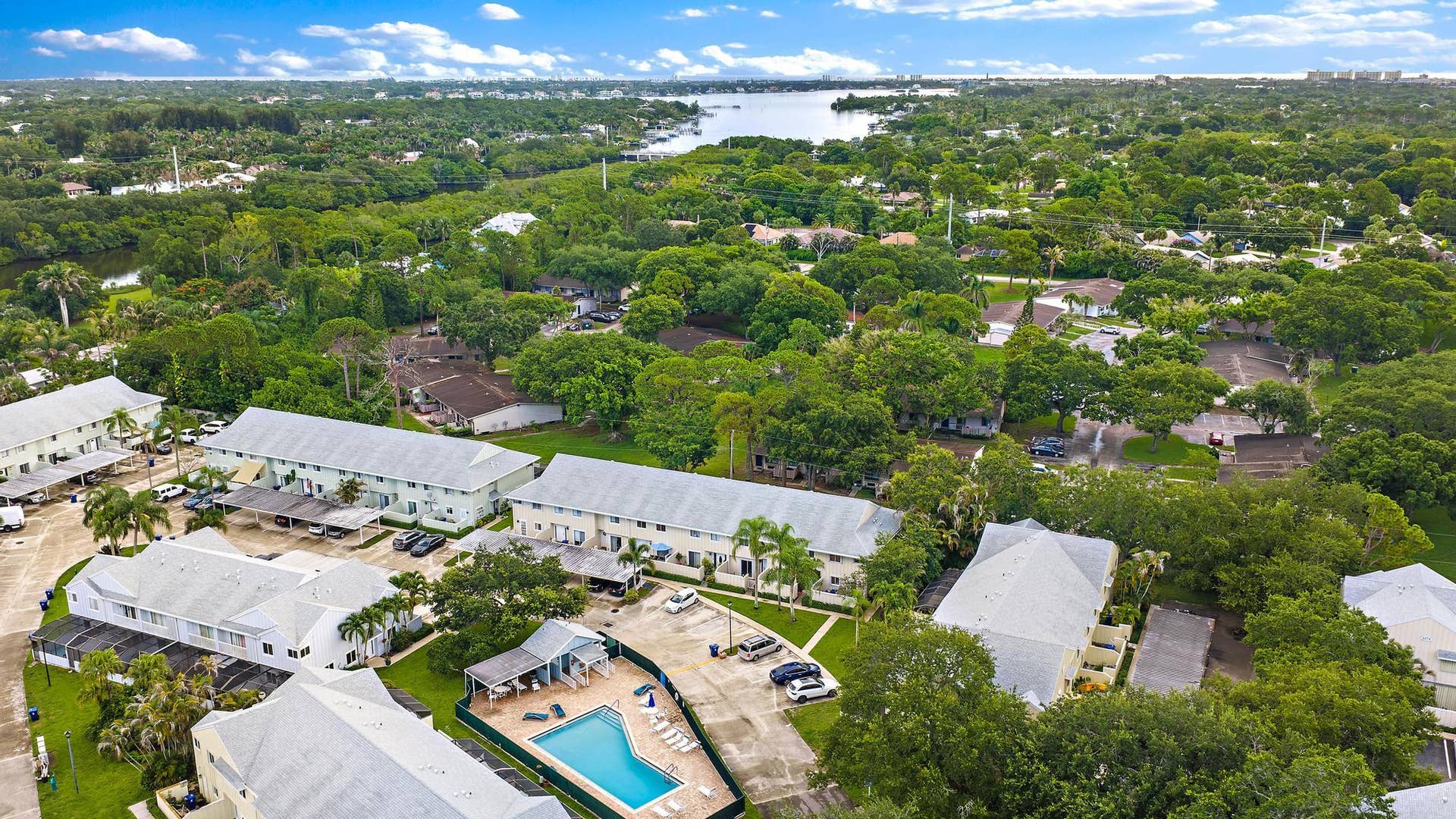 6158 Riverwalk Lane, #6, Jupiter, FL 33458 Aerial View
