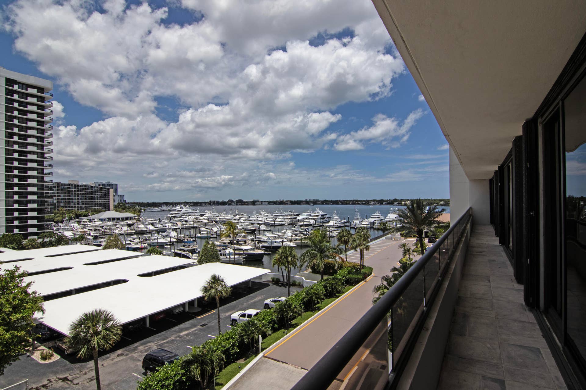 100 Lakeshore Drive, #458, North Palm Beach, FL 33408 Marina View from wrap around terrace