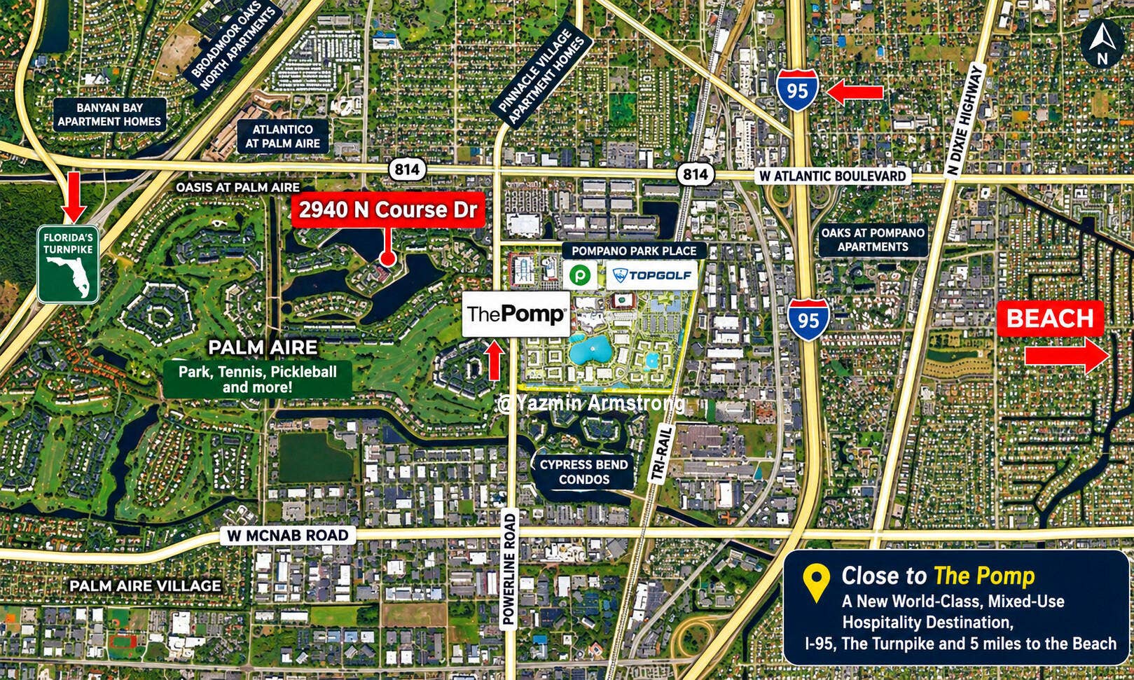 3050 N Palm Aire Drive, #602, Pompano Beach, FL 33069 The Pomp1 Watermark