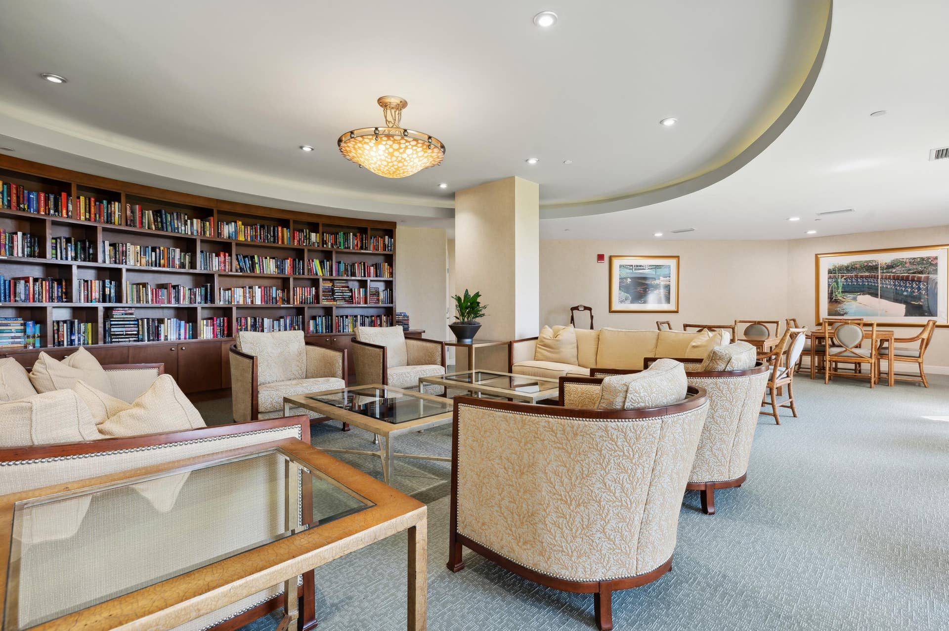 3000 N Ocean Drive, #20 B, Singer Island, FL 33404 6. Library