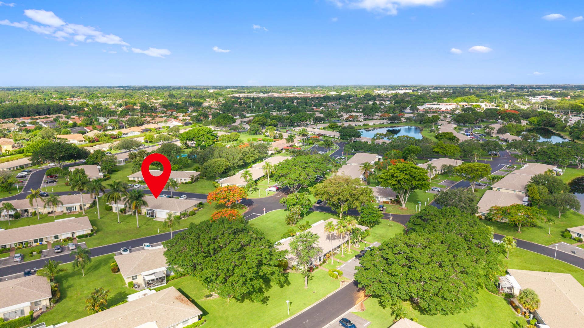 8666 Bella Vista Drive, #111, Boca Raton, FL 33433 Ariel view