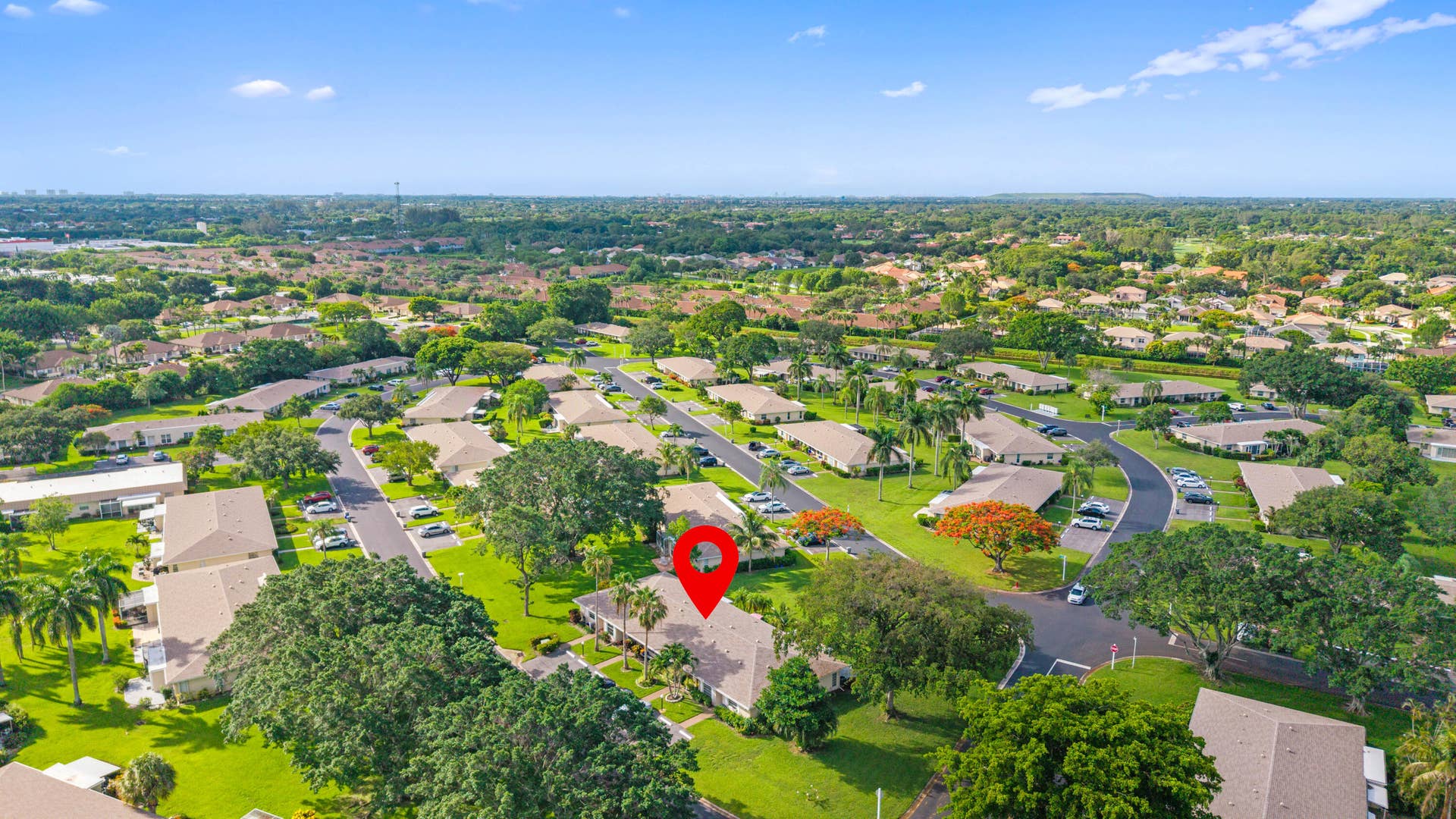 8666 Bella Vista Drive, #111, Boca Raton, FL 33433 Ariel view