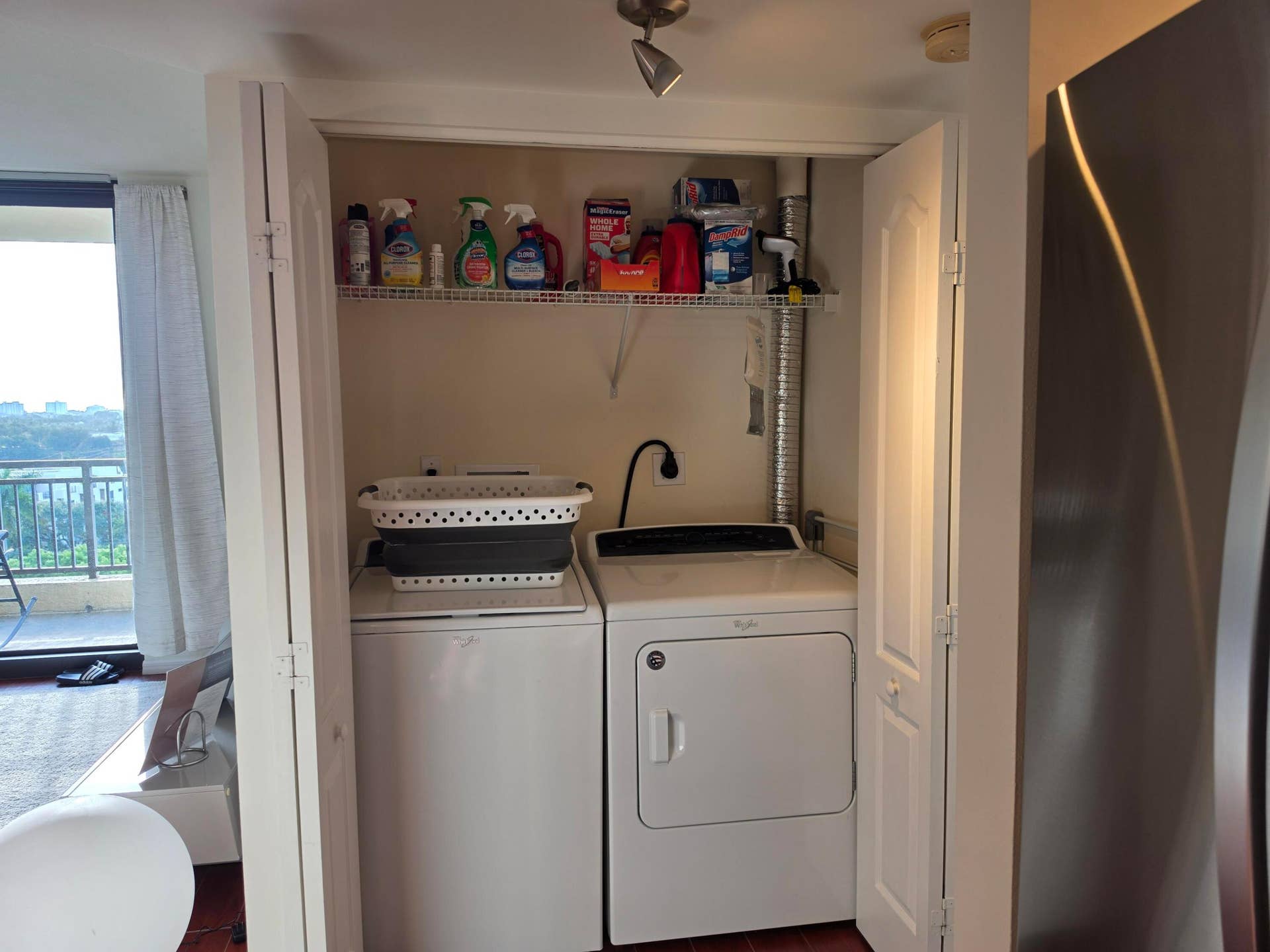 Laundry closet