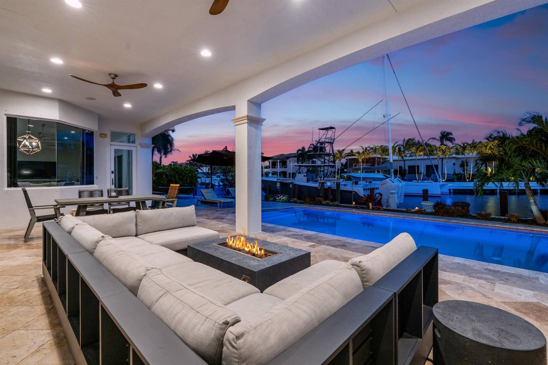 2320 NE 34th Court, Lighthouse Point, FL 33064 LOGGIA_ANGLE_SUNSET