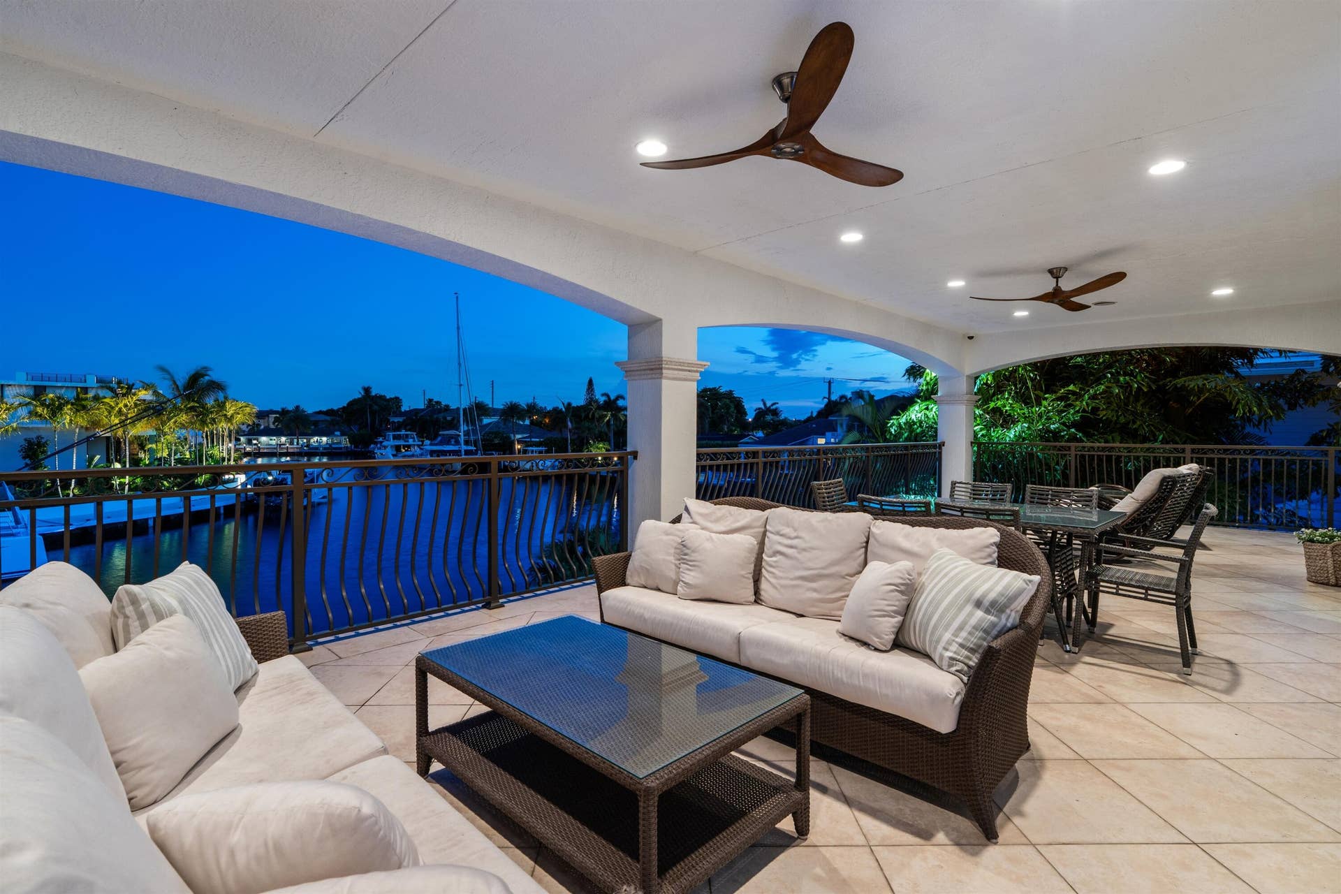 2320 NE 34th Court, Lighthouse Point, FL 33064 BALCONY_SEATING_ANGLE_RIGHT_SUNSET