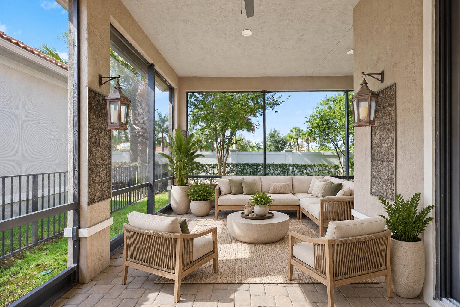 Lanai Virtually Staged