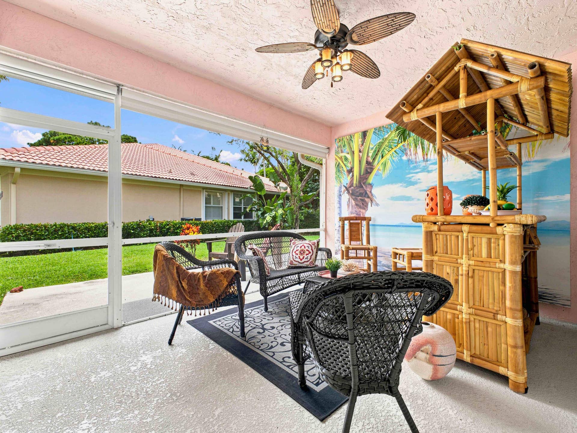 308 Coral Trace Court, Delray Beach, FL 33445 Screened Patio
