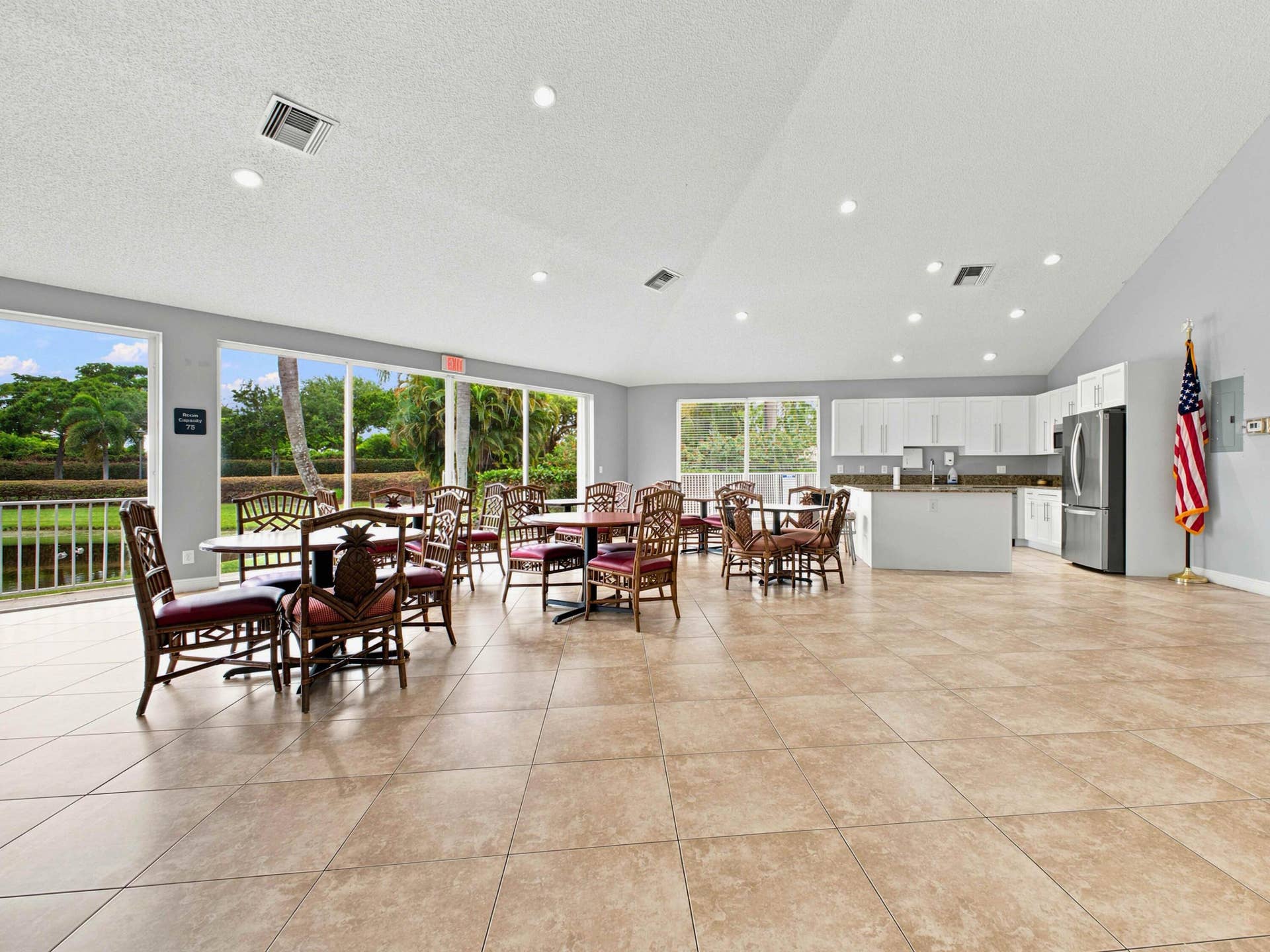 308 Coral Trace Court, Delray Beach, FL 33445 Clubhouse Card Room