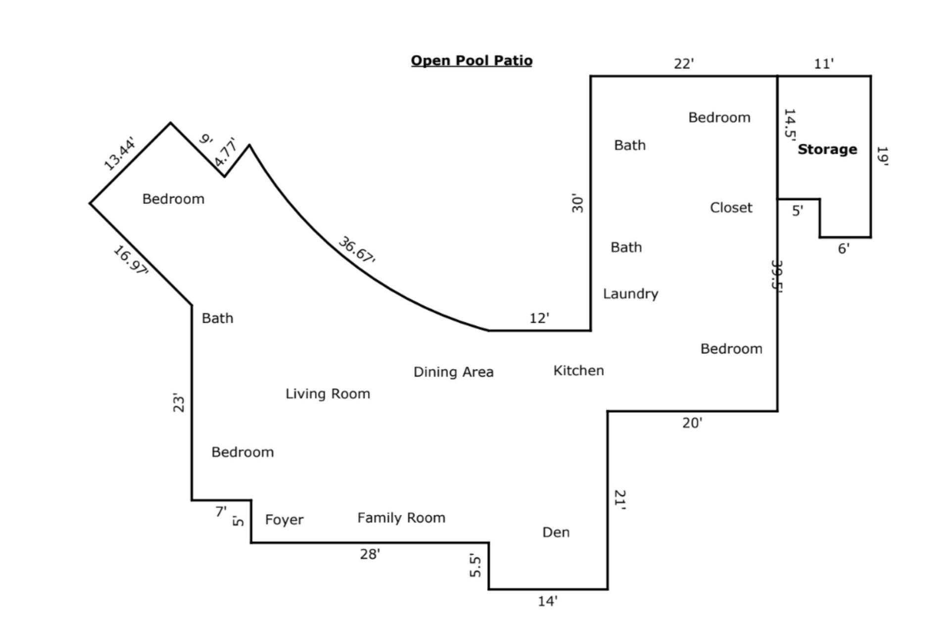 76. 2614 NE 15th Street Floor Plan