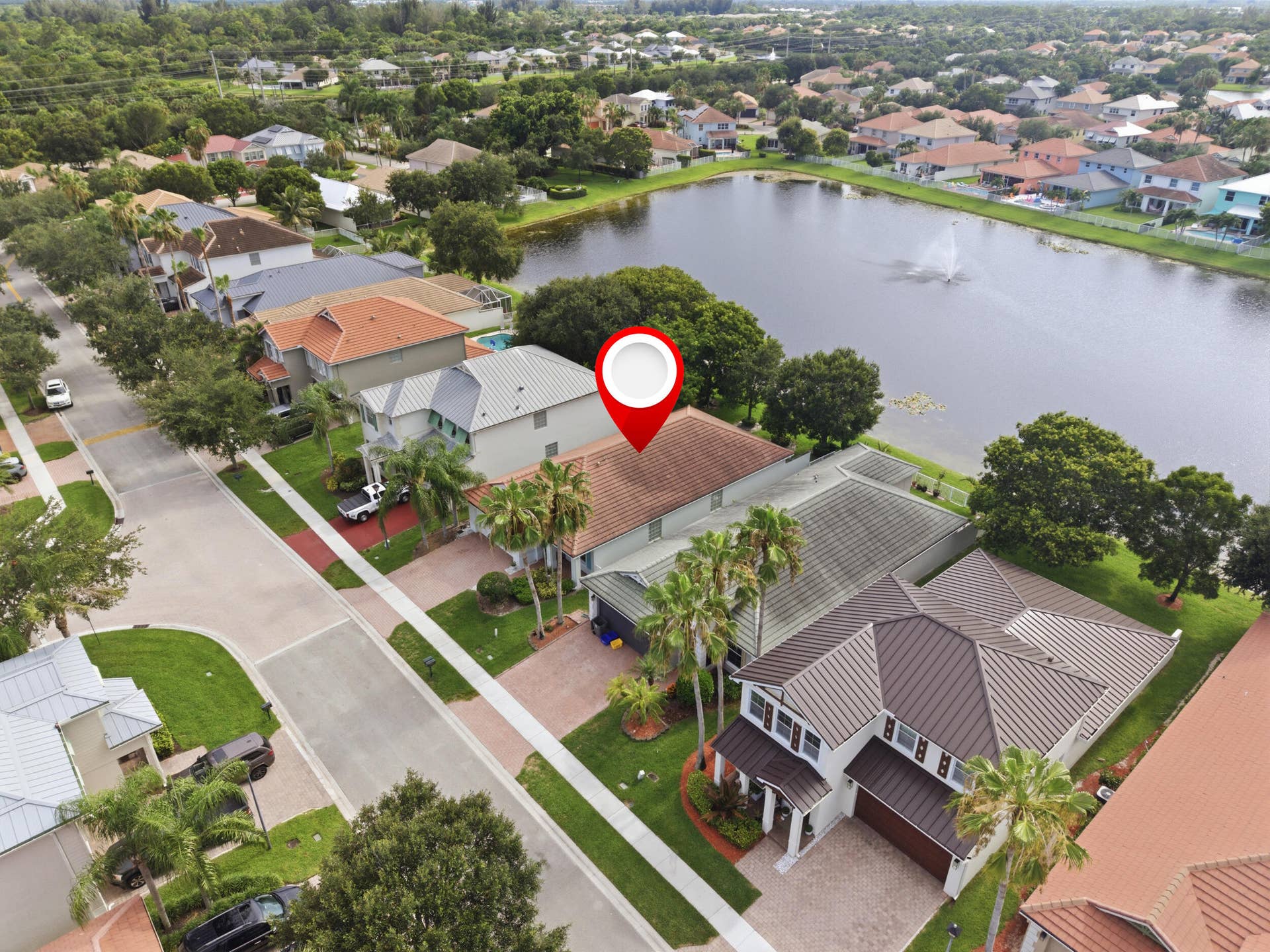 732 Belle Grove Lane, West Palm Beach, FL 33411 Aerial