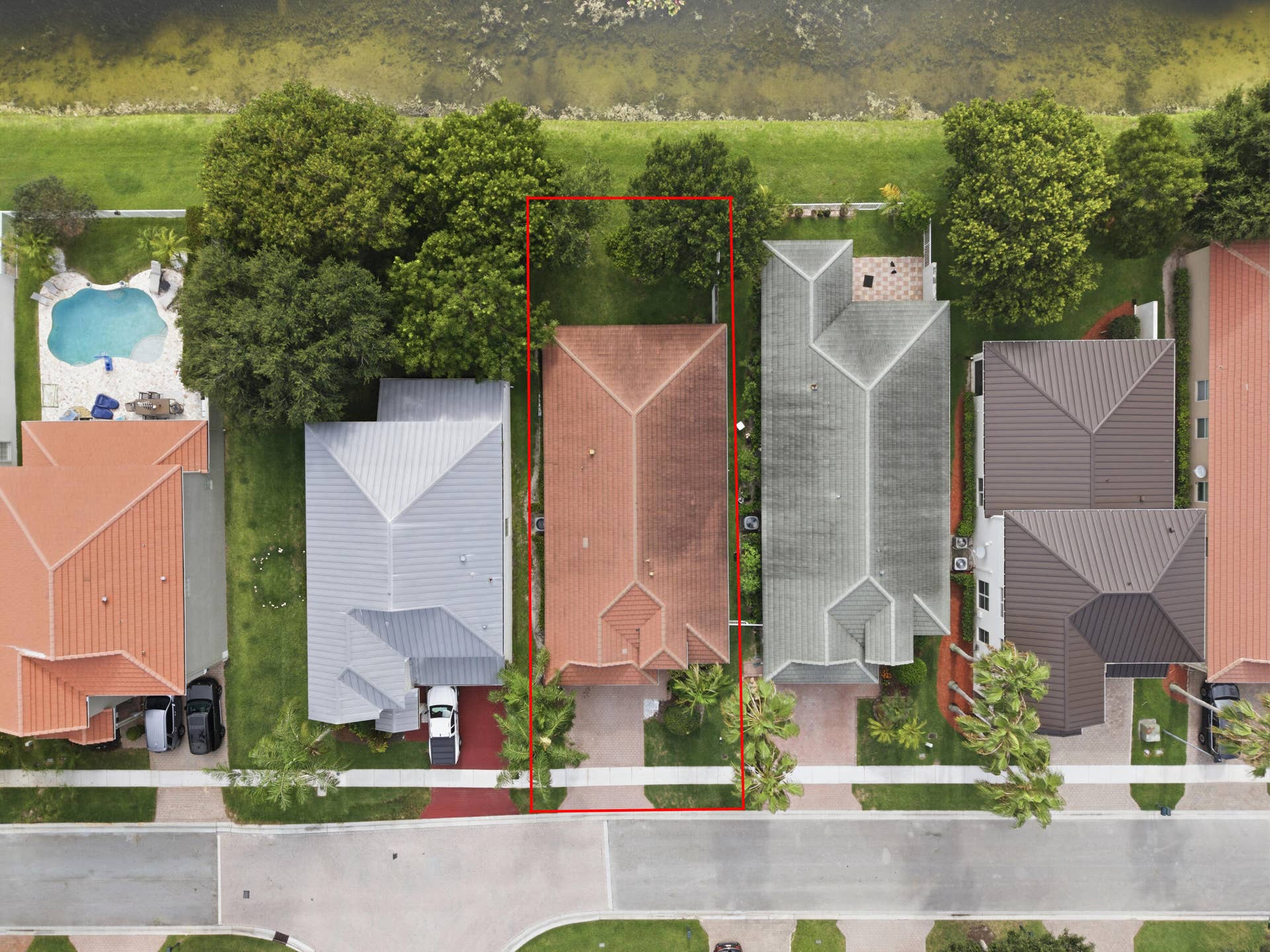 732 Belle Grove Lane, West Palm Beach, FL 33411 Aerial